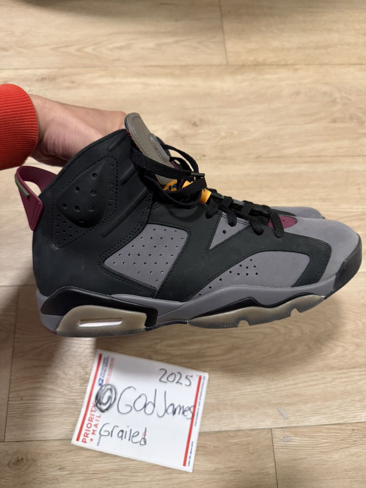 Nike Jordan 6 Bordeaux Size US 9.5 / EU 42-43 - 6 Thumbnail
