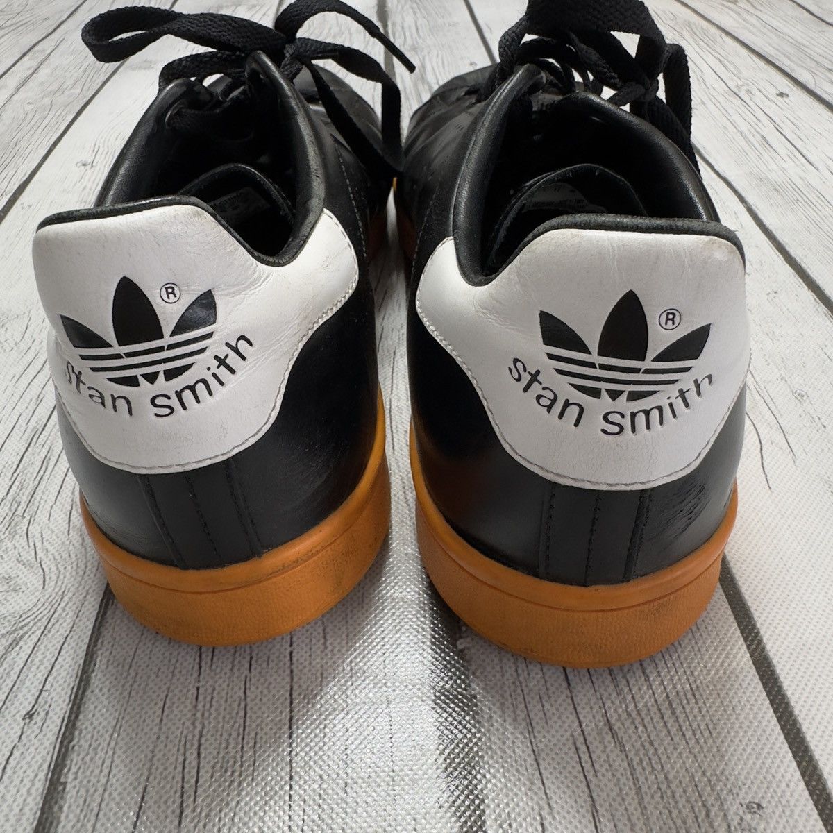 Adidas × Raf Simons Adidas x Raf Simons Stan Smith Black Orange 2016 Size US 11.5 / EU 44-45 - 3 Thumbnail
