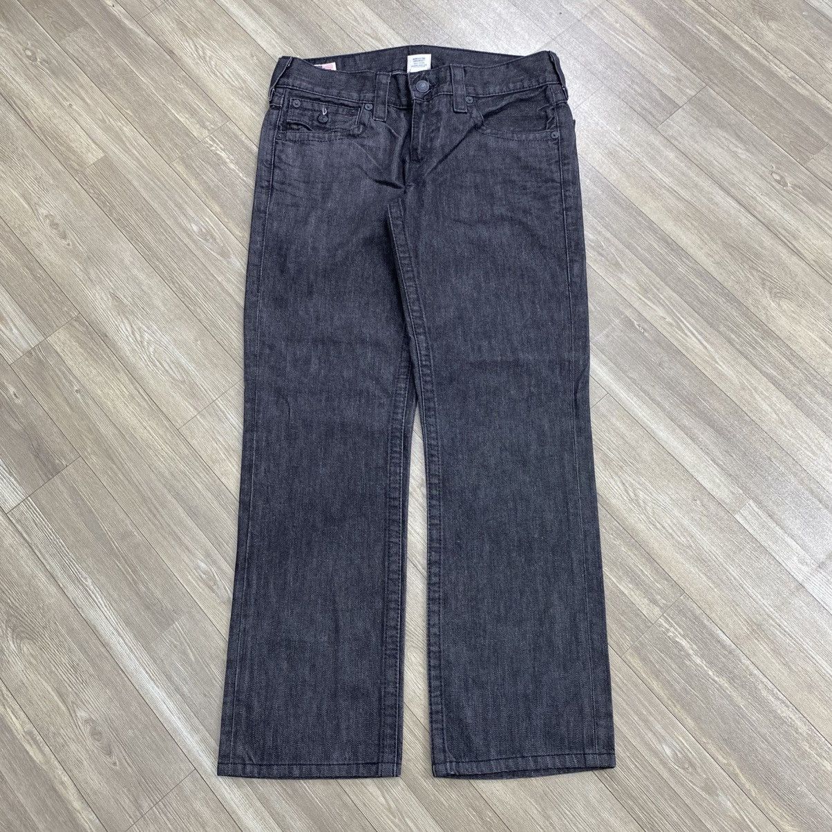 True Religion Vintage True Religion Ricky Black Dark Wash Jeans Size US 36 / EU 52 - 1 Thumbnail