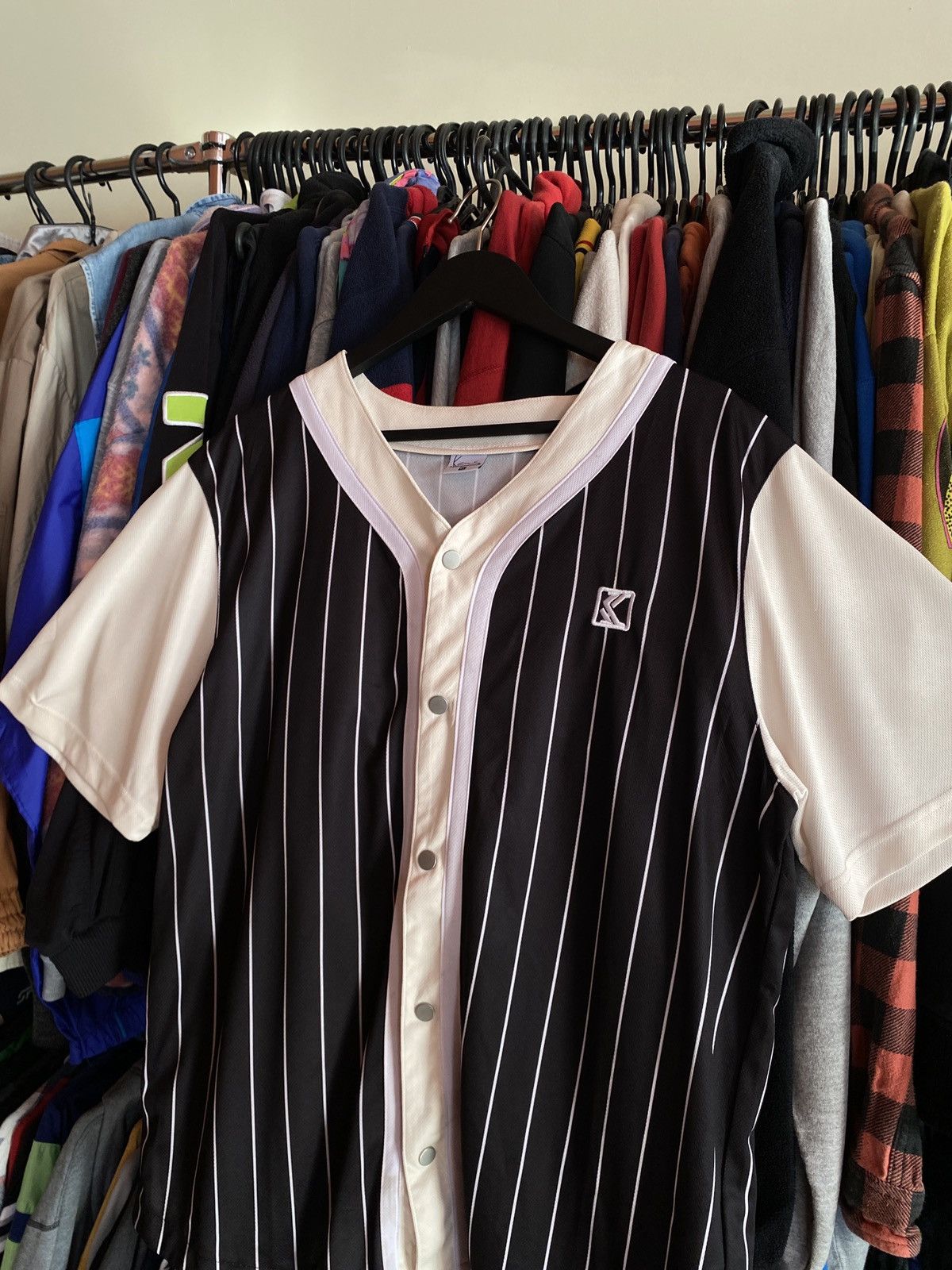 Karl Kani VINTAGE KARL KANI BIG LOGO JERSEY Y2k Size US XL / EU 56 / 4 - 4 Thumbnail