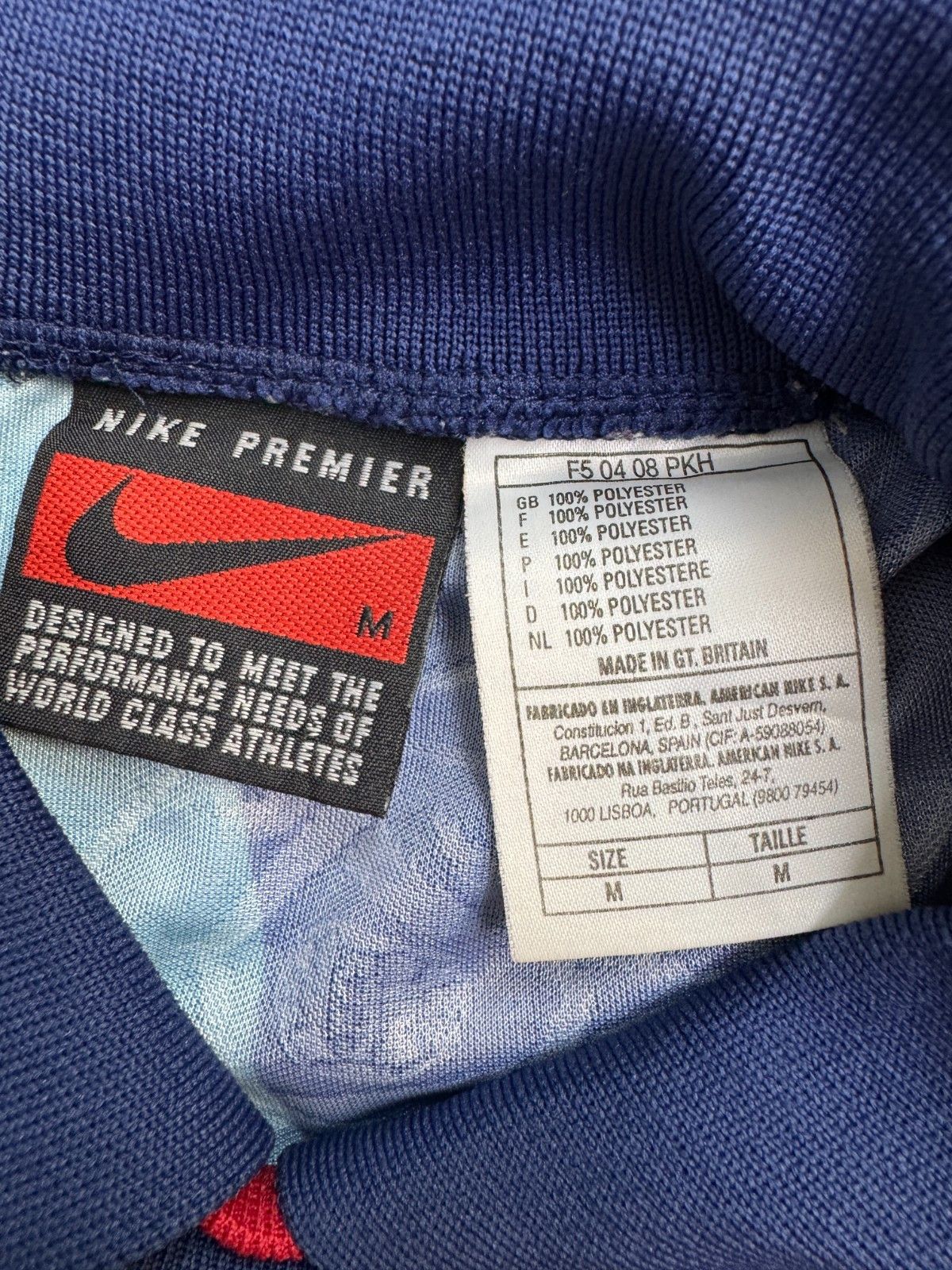 Nike Fc Arsenal England 1995 1996 Away Shirt Jersey Size US M / EU 48-50 / 2 - 4 Thumbnail
