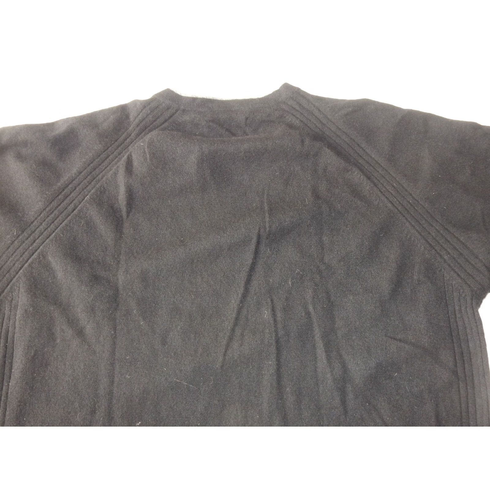 Vintage Giasone Sweater Mens XL Cashmere Pullover Black 100% Wool? Size US XL / EU 56 / 4 - 4 Thumbnail
