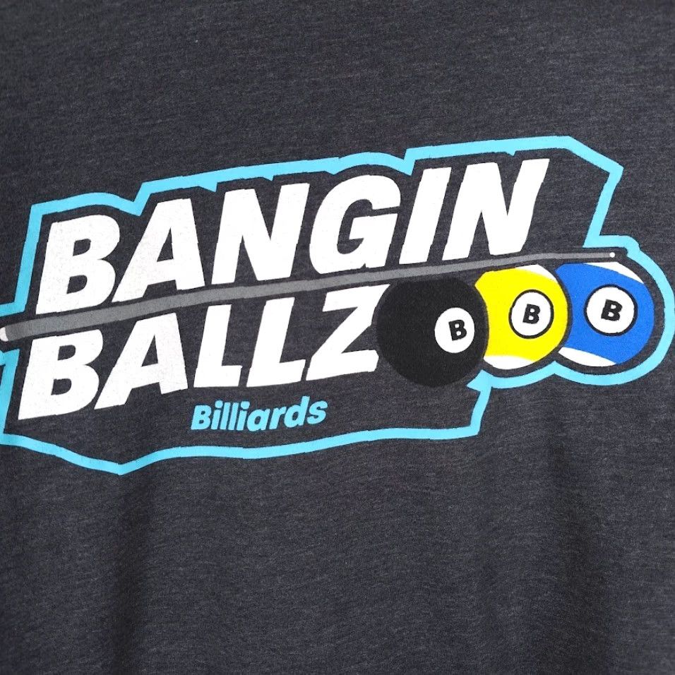 Vintage Bangin Ballz Billiards T Shirt Mens Size Large Gray Las Vegas Pool Shirts Travel Souvenir Size US L / EU 52-54 / 3 - 5 Thumbnail