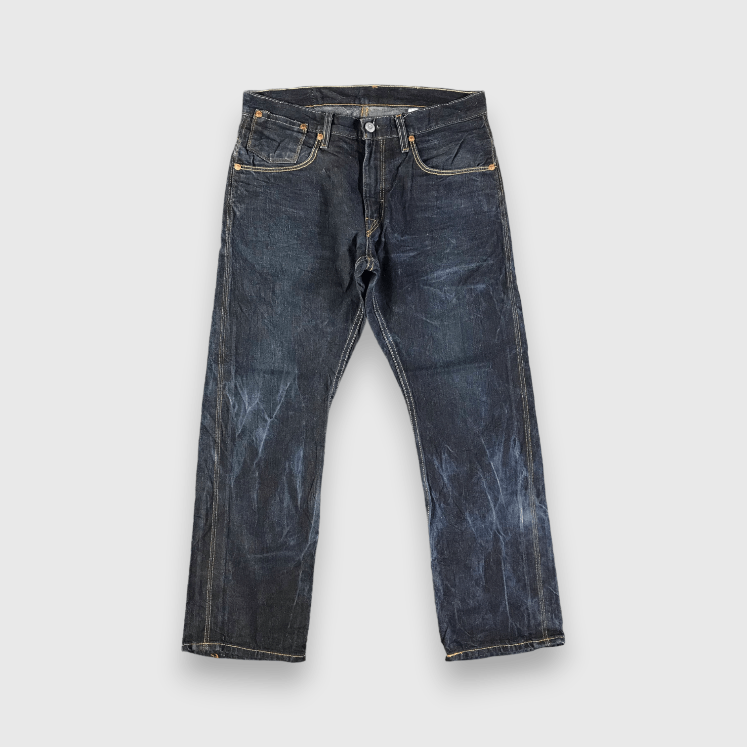 Levi's Vintage Blue Wash Levis 514 Jeans-J3055 Size US 35 - 1 Thumbnail