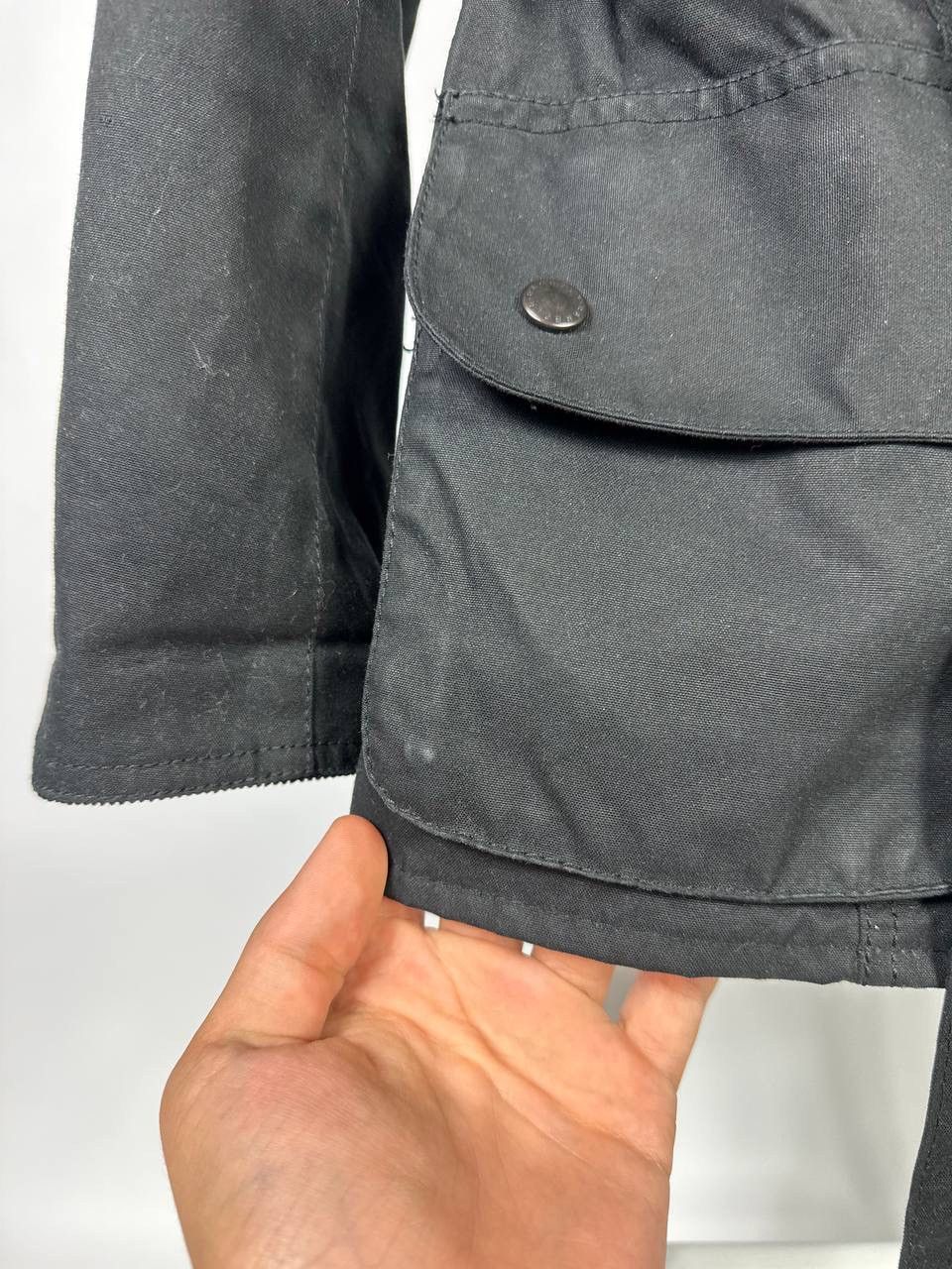 Barbour 🇬🇧Barbour International Women’s Wax Jacket Blue Size:USA 10 Size L / US 10 / IT 46 - 4 Thumbnail