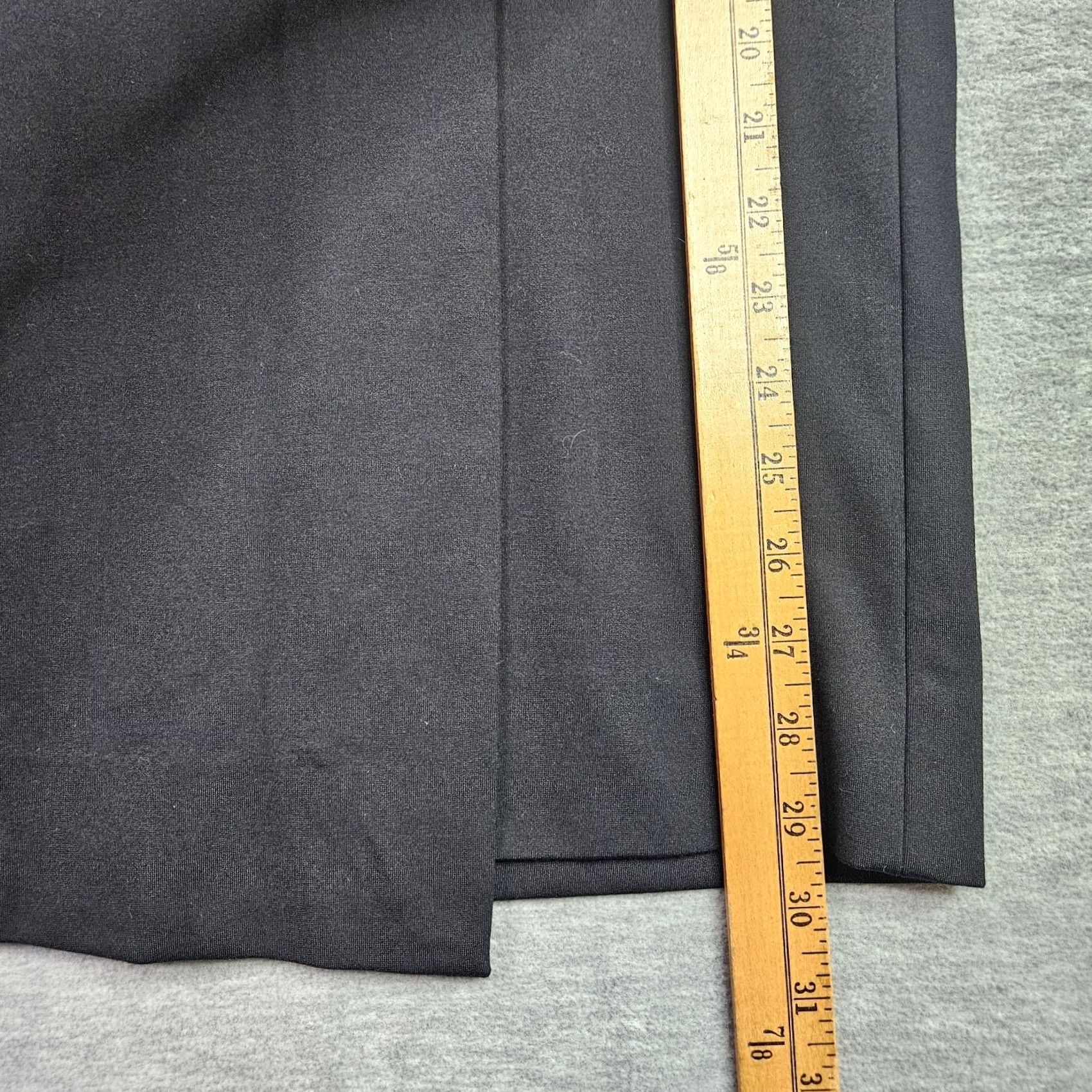 Vintage Babaton Black Button Front Midi Skirt Women’s Size 00 New Size 24" / US 00 / IT 34 - 4 Thumbnail
