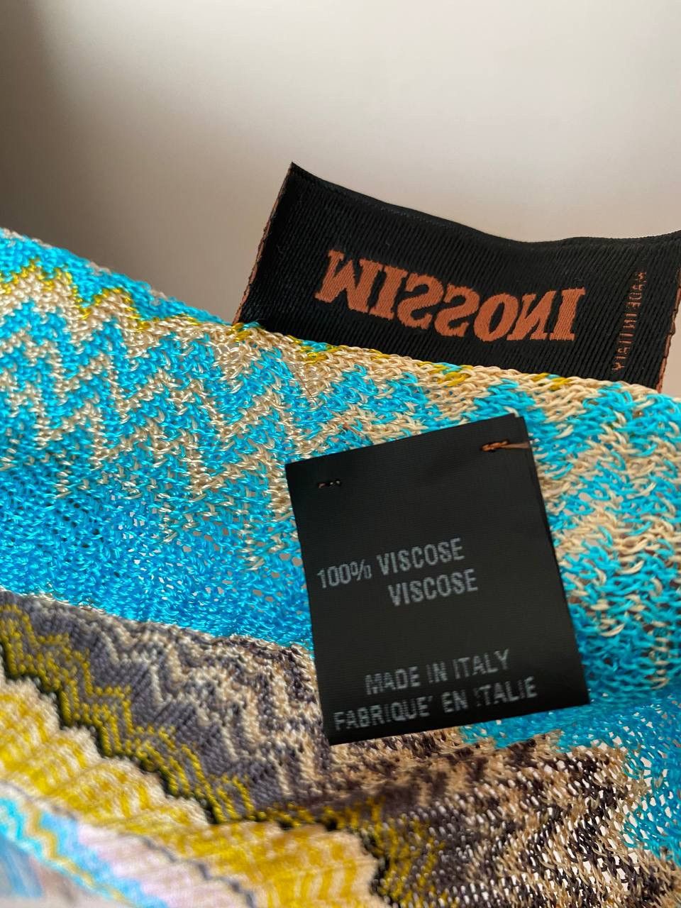 Missoni Missoni Women's Zig Zag Viscose Scarf Size ONE SIZE - 3 Thumbnail