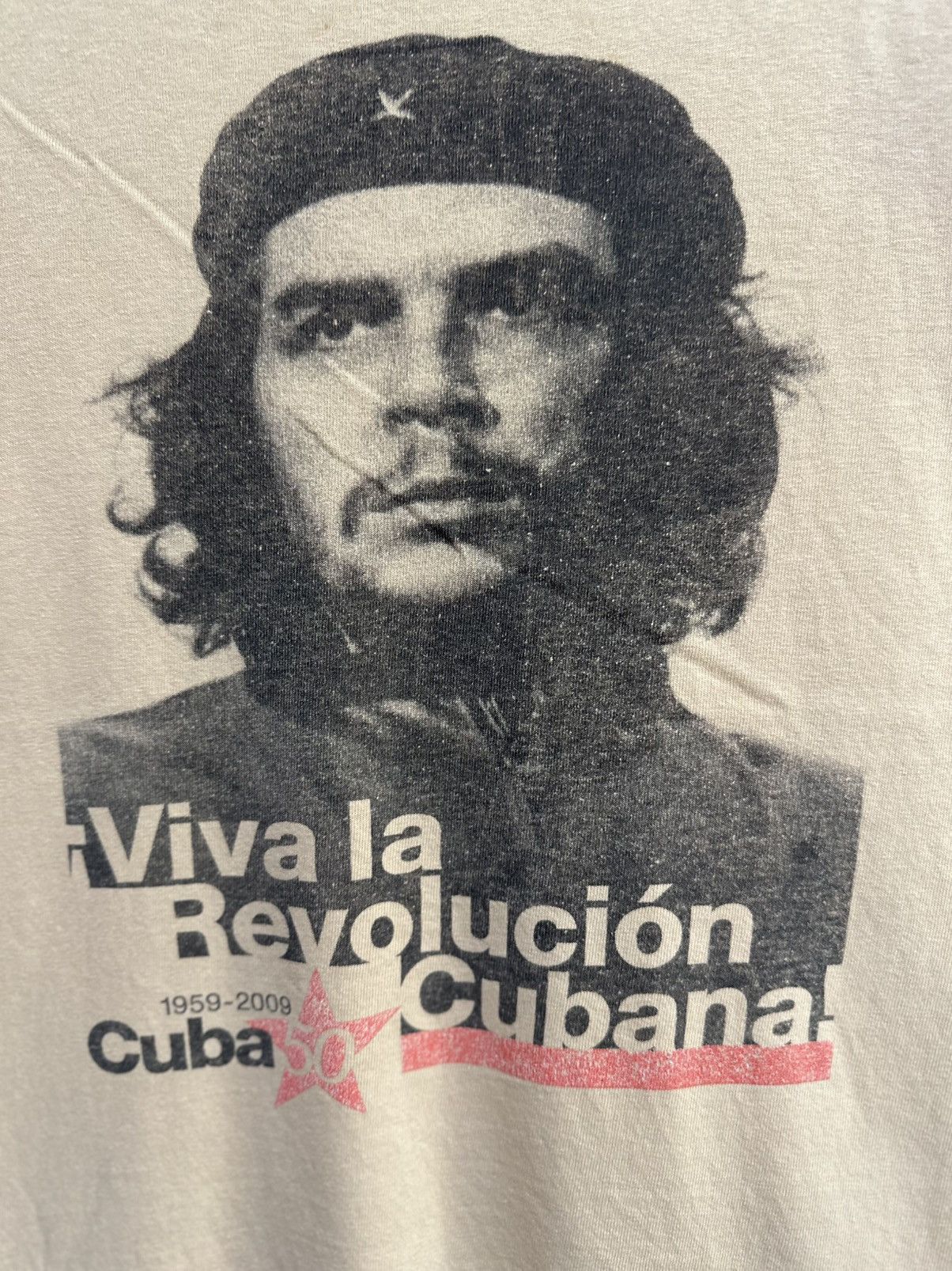 Gildan × Vintage Vintage Cuba Solidarity Campaign Faded Tee Size US S / EU 44-46 / 1 - 3 Thumbnail