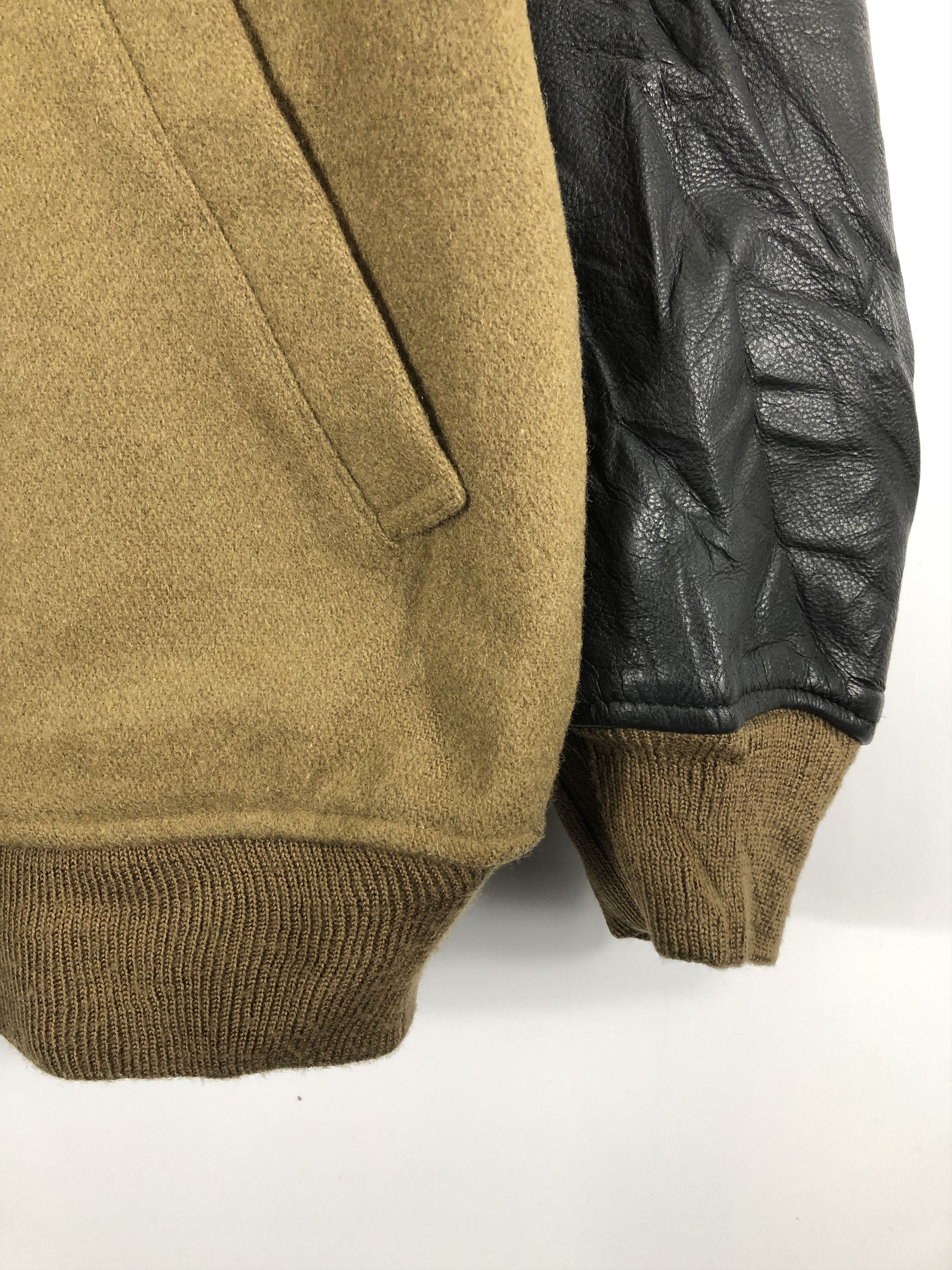 Japanese Brand Vintage 90s Sab Street Varsity Jacket Leather V0251 Size US L / EU 52-54 / 3 - 5 Thumbnail