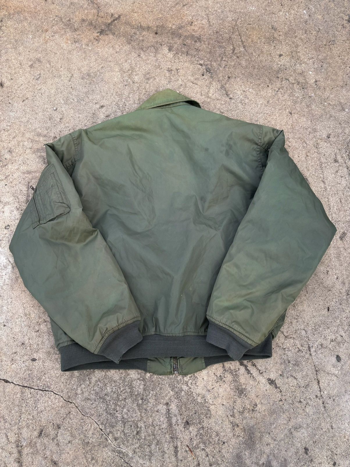 Vintage Vintage Faded Ma-1 Flight Bomber Jacket (Kanye Style) Size US XL / EU 56 / 4 - 4 Thumbnail