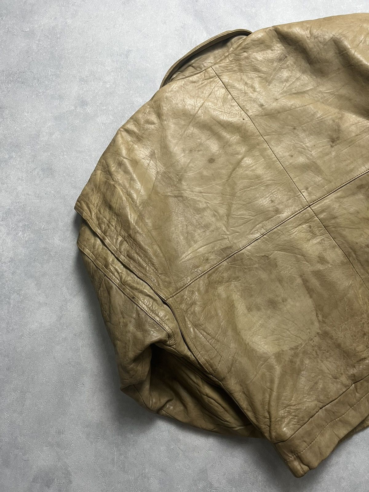 Genuine Leather Expedition by Robert Comstock Bomber Leather Jacket Size US L / EU 52-54 / 3 - 12 Thumbnail