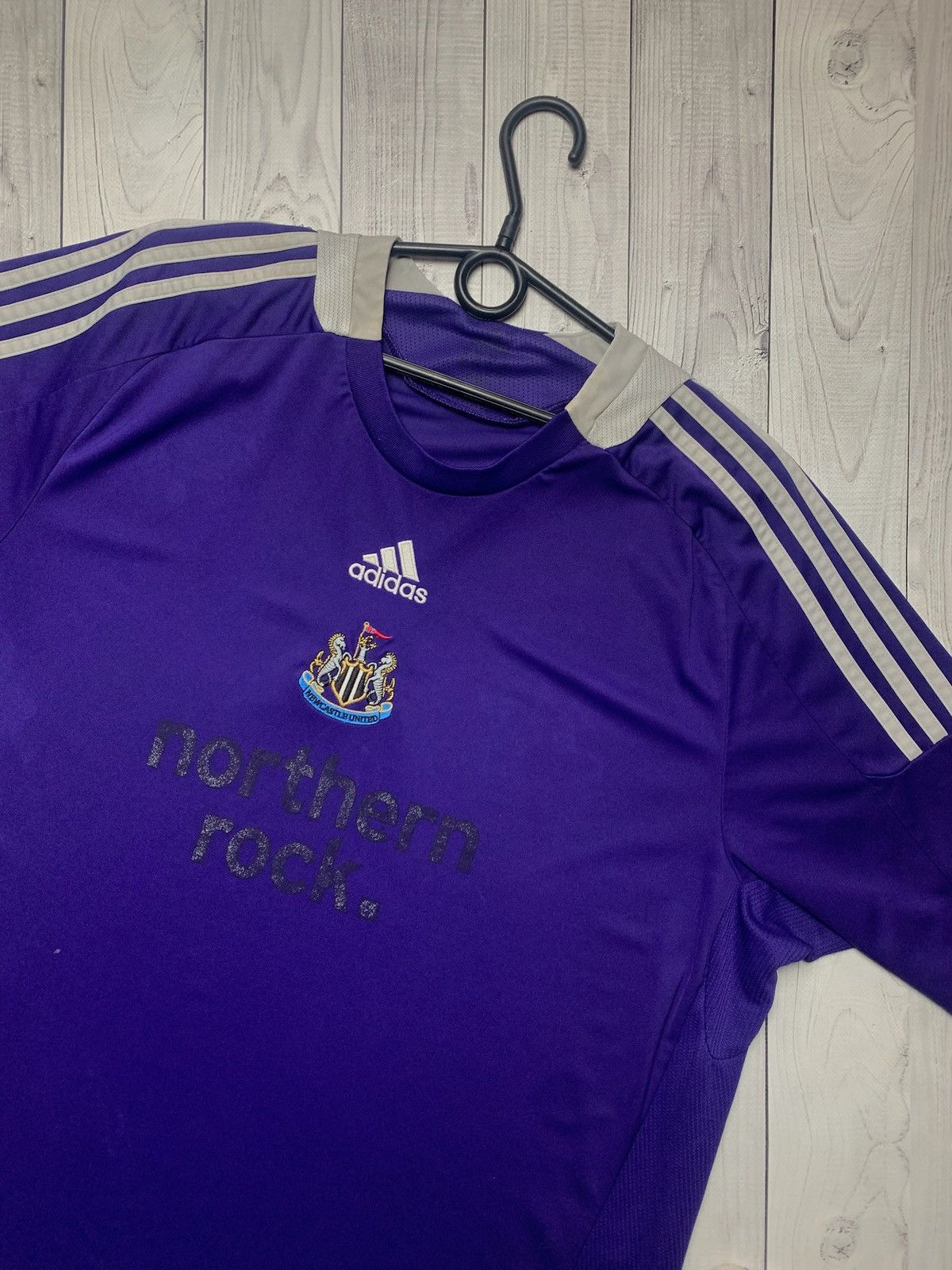 Vintage Vintage adidas New Castle United purple soccer jersey XL Size US XL / EU 56 / 4 - 2 Thumbnail