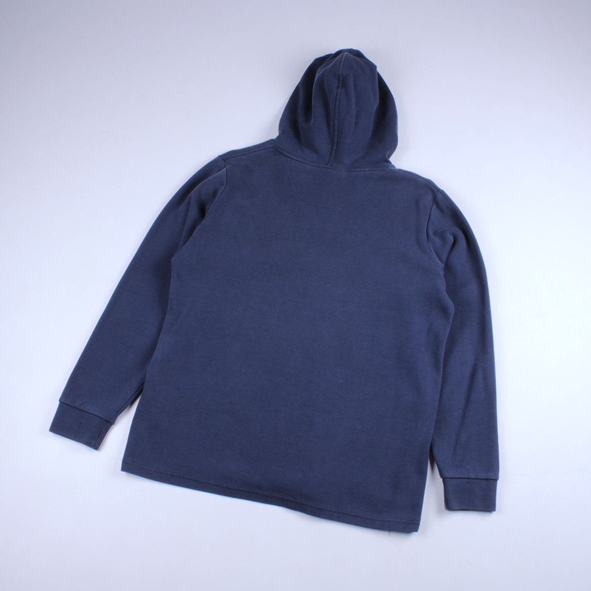 Nike × Vintage NIKE Vintage Ninja Style Blue High Neck Drawstring Hoodie Size US S / EU 44-46 / 1 - 13 Thumbnail
