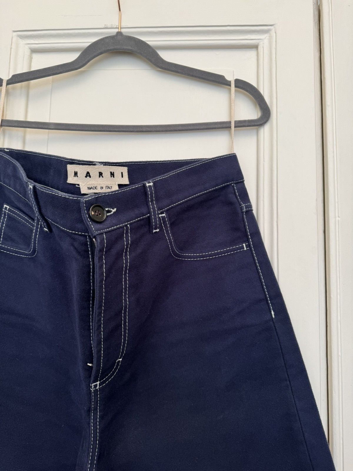 Marni MARNI thick blue jeans FW19 Size US 34 / EU 50 - 3 Thumbnail