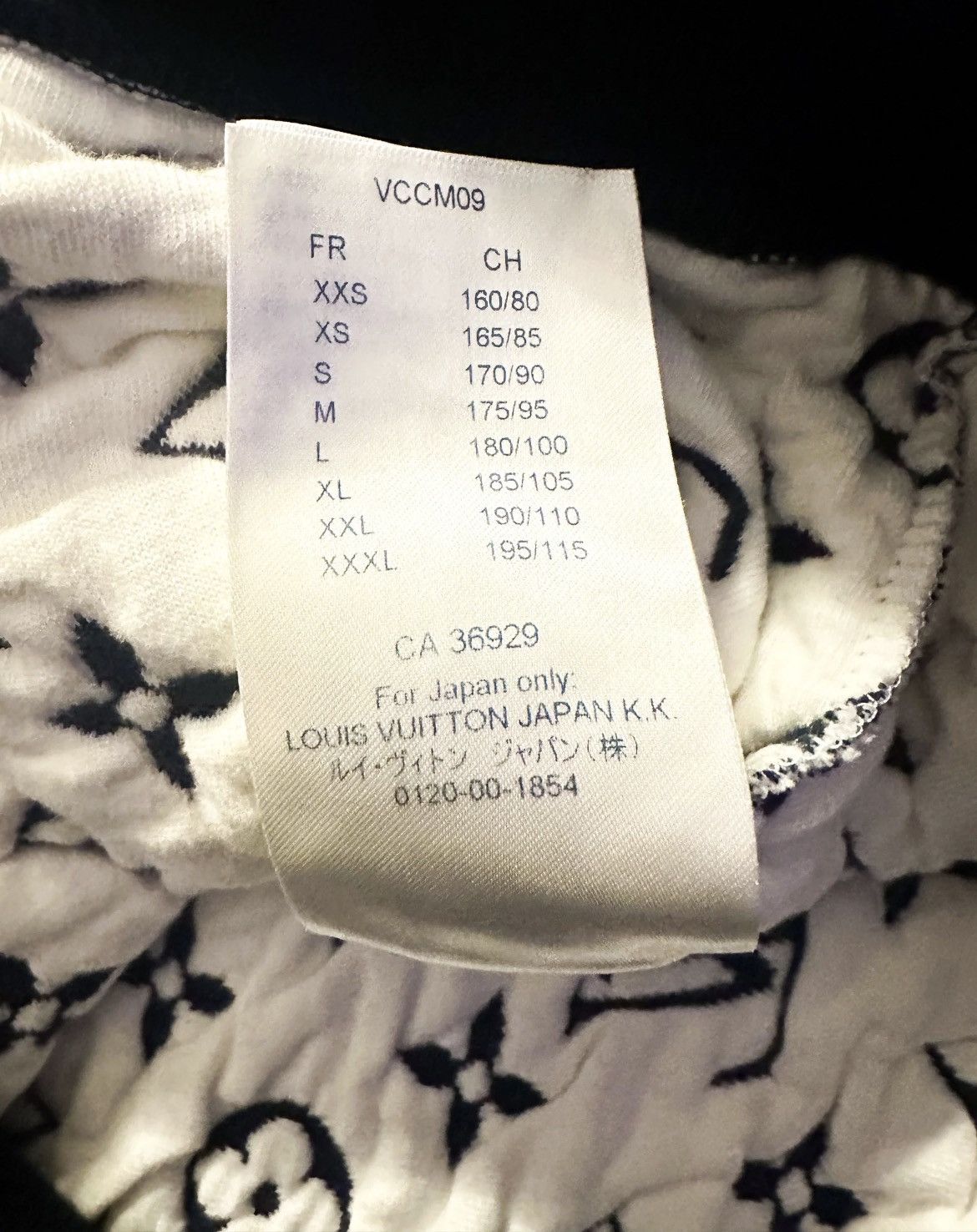 Louis Vuitton Louis Vuitton Navy & White Monogram Sweater Size US S / EU 44-46 / 1 - 6 Thumbnail