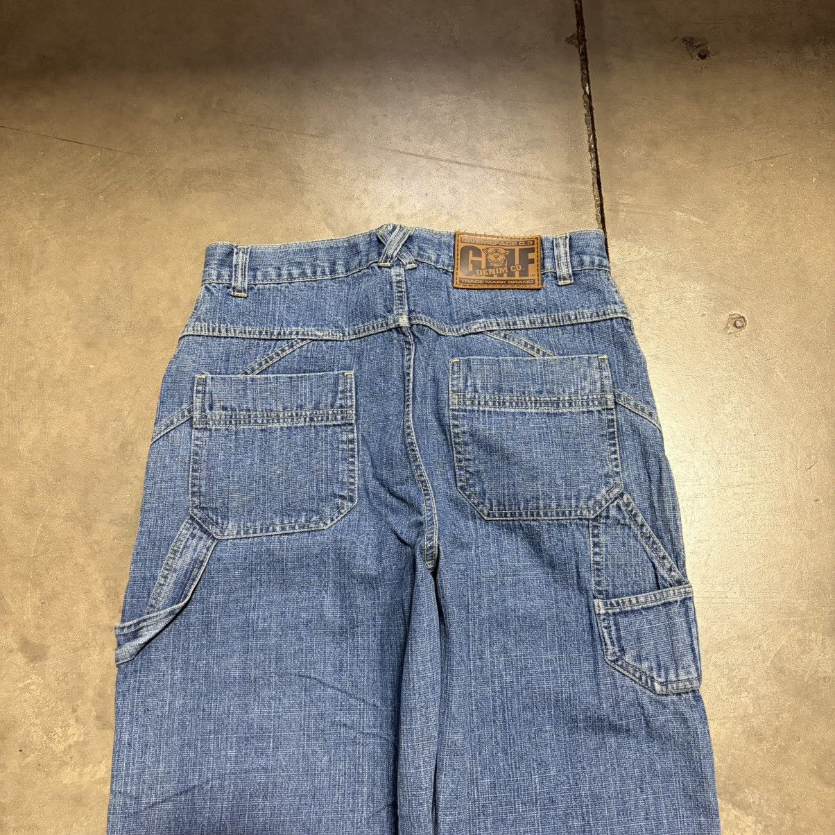 Southpole Vintage Y2K GiveMeFace GMF Baggy Denim Jeans Skater Wide Leg Size US 34 / EU 50 - 10 Thumbnail