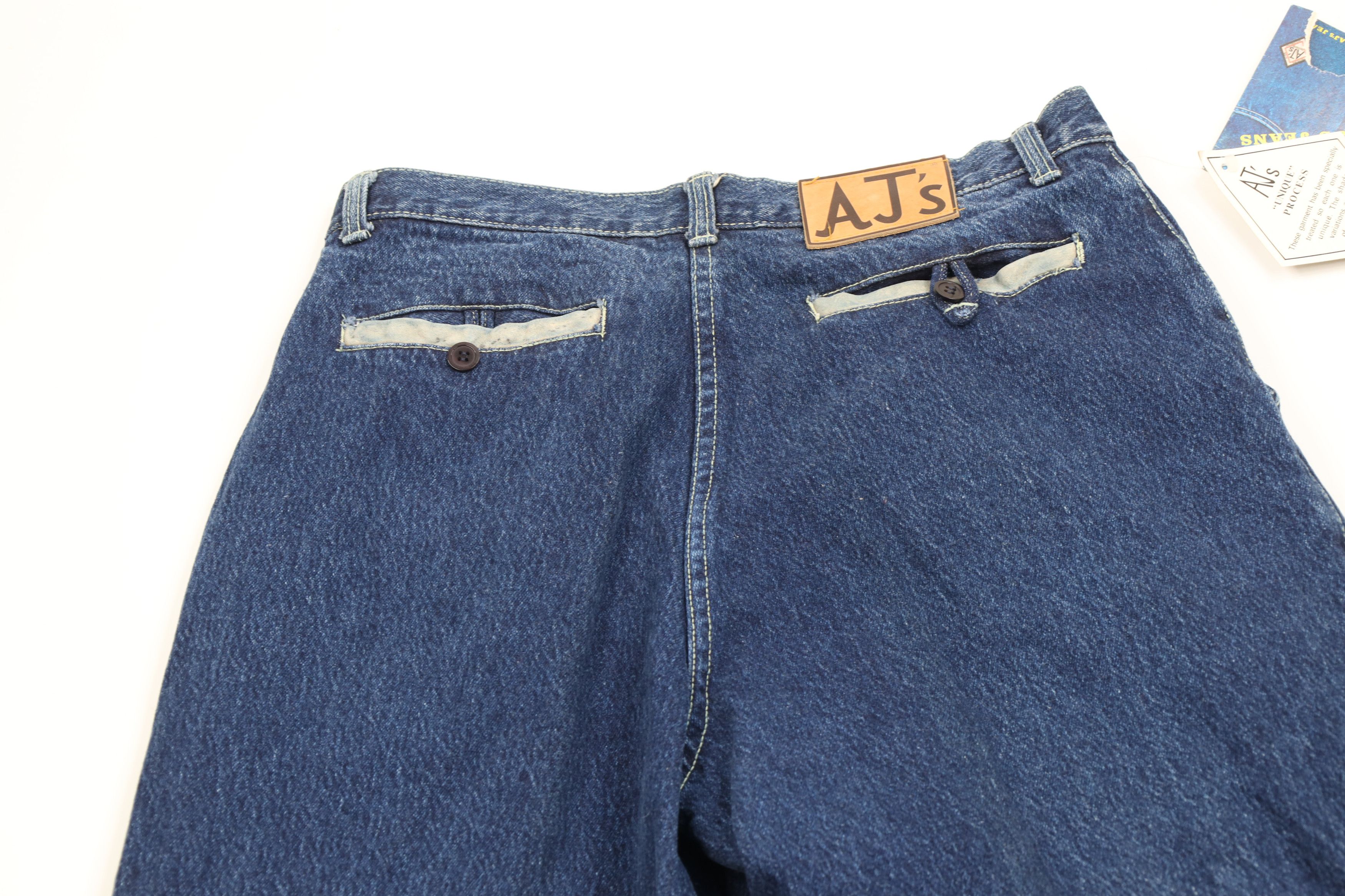 Vintage Deadstock Vintage 90s Streetwear High Waist Denim Jeans Size US 32 / EU 48 - 12 Thumbnail