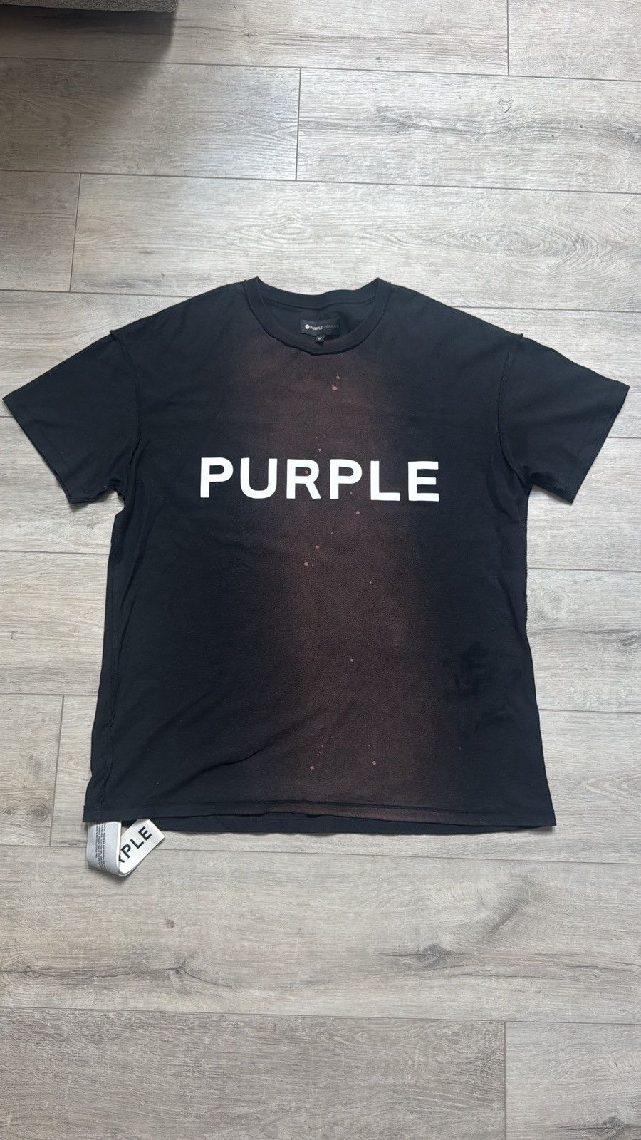 Purple Brand Purple brand texture tee Size US M / EU 48-50 / 2 - 1 Thumbnail
