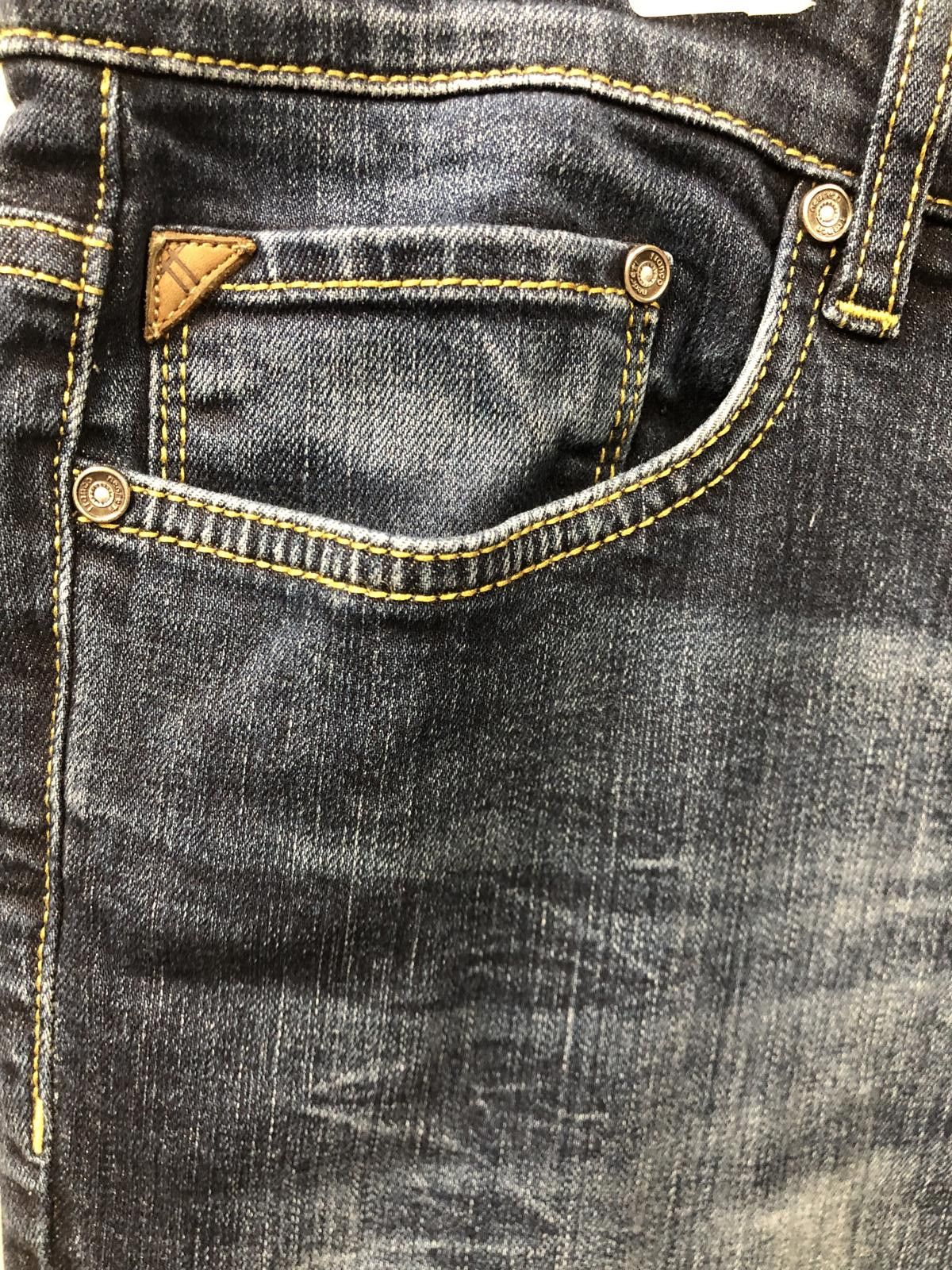 Designer Franco Negretti Men's Dark Wash Jeans Size US 38 / EU 54 - 2 Thumbnail