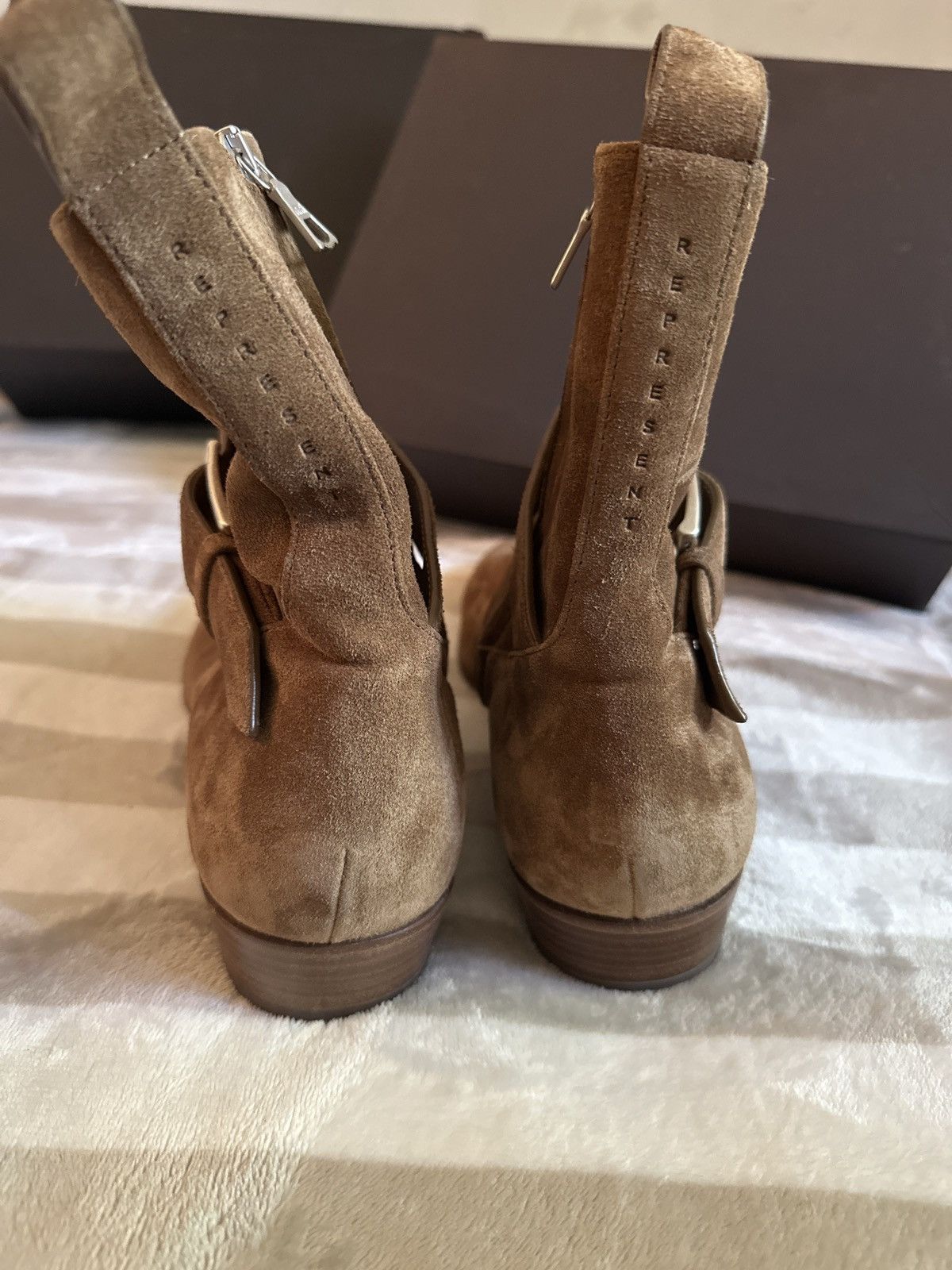 Represent Clo. Represent Zipper buckle suede mens boots Size US 10 / EU 43 - 5 Thumbnail