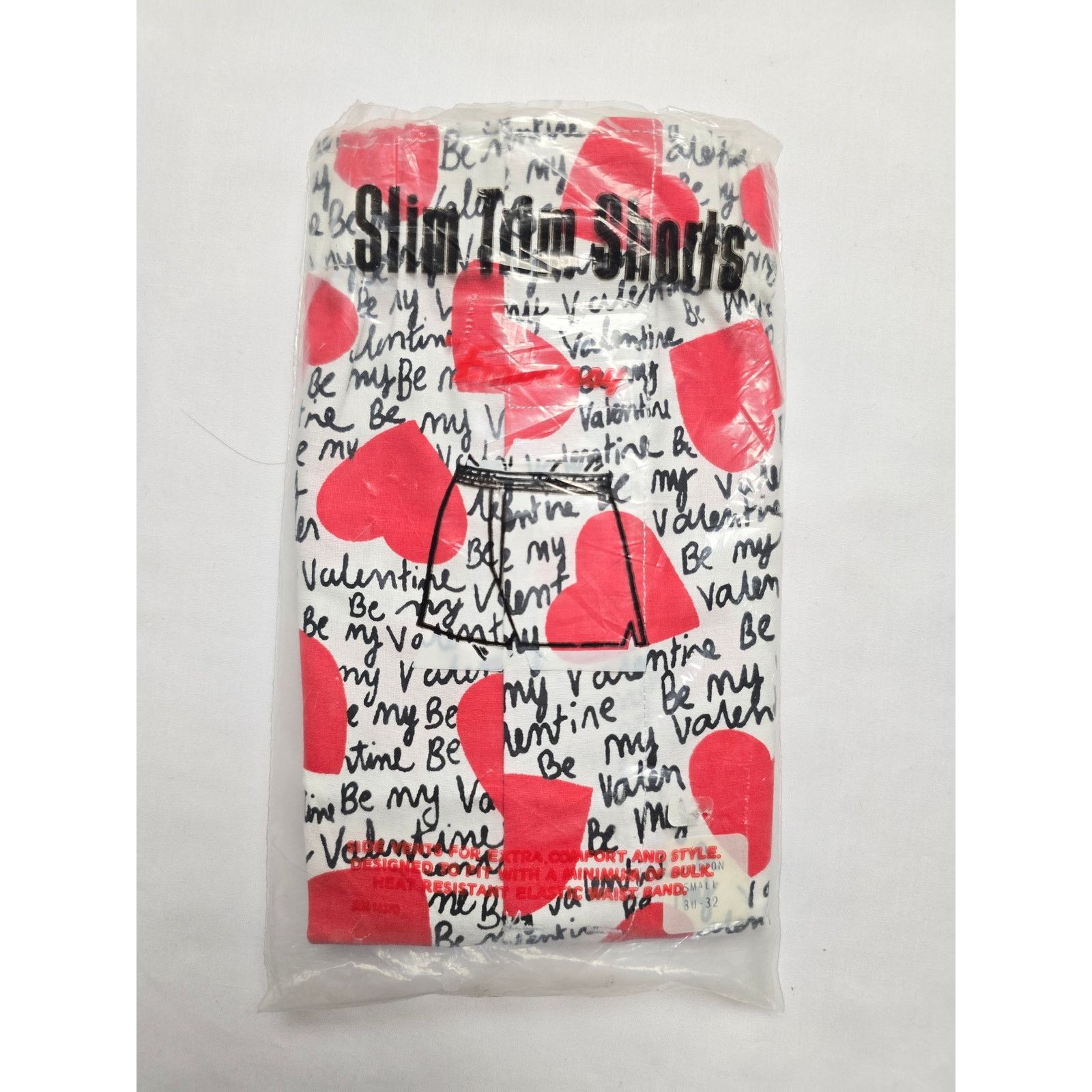 Vintage Vintgae Valentine Boxers Be My Mine Valentines Day 90s S Size 32 - 1 Thumbnail