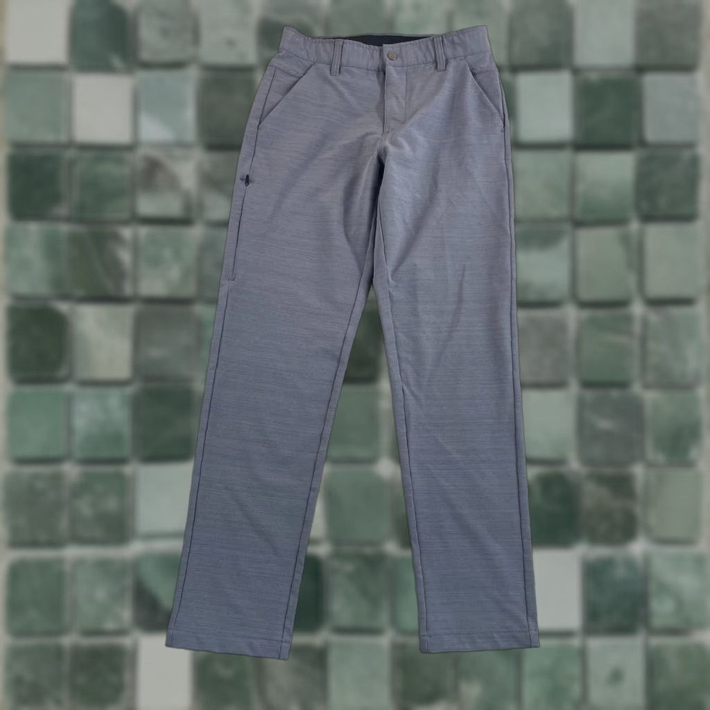 Vintage BYLT Kinetic Pants Men 30x30 Grey Performance Stretch Tapered Golf Tapered Fit Size US 30 / EU 46 - 1 Thumbnail