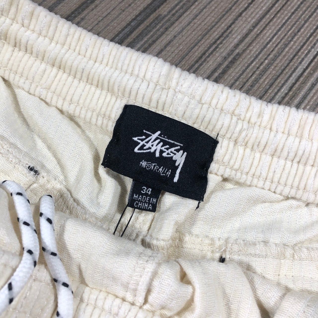 Stussy × Vintage Stussy Wide Wale Cord Box Shorts Size US 34 / EU 50 - 5 Thumbnail