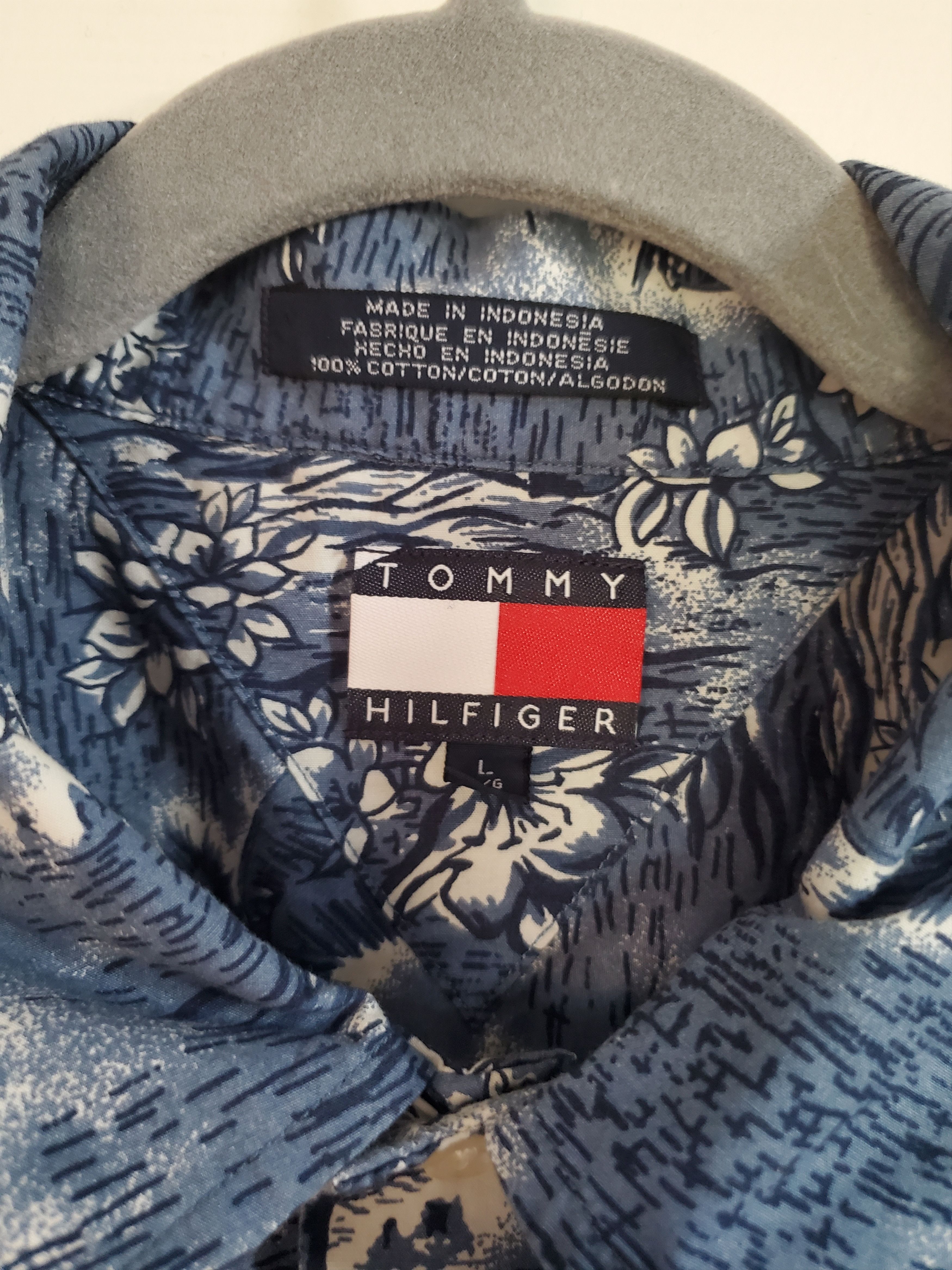 Tommy Hilfiger Tommy Hilfiger Hawaiian Shirt Size US L / EU 52-54 / 3 - 4 Thumbnail