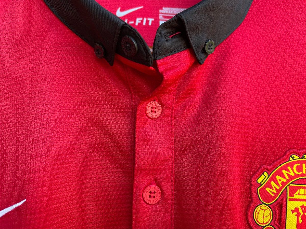 Nike 2013-14 Manchester United Nike Football shirt Home Shirt L Size US XL / EU 56 / 4 - 4 Thumbnail
