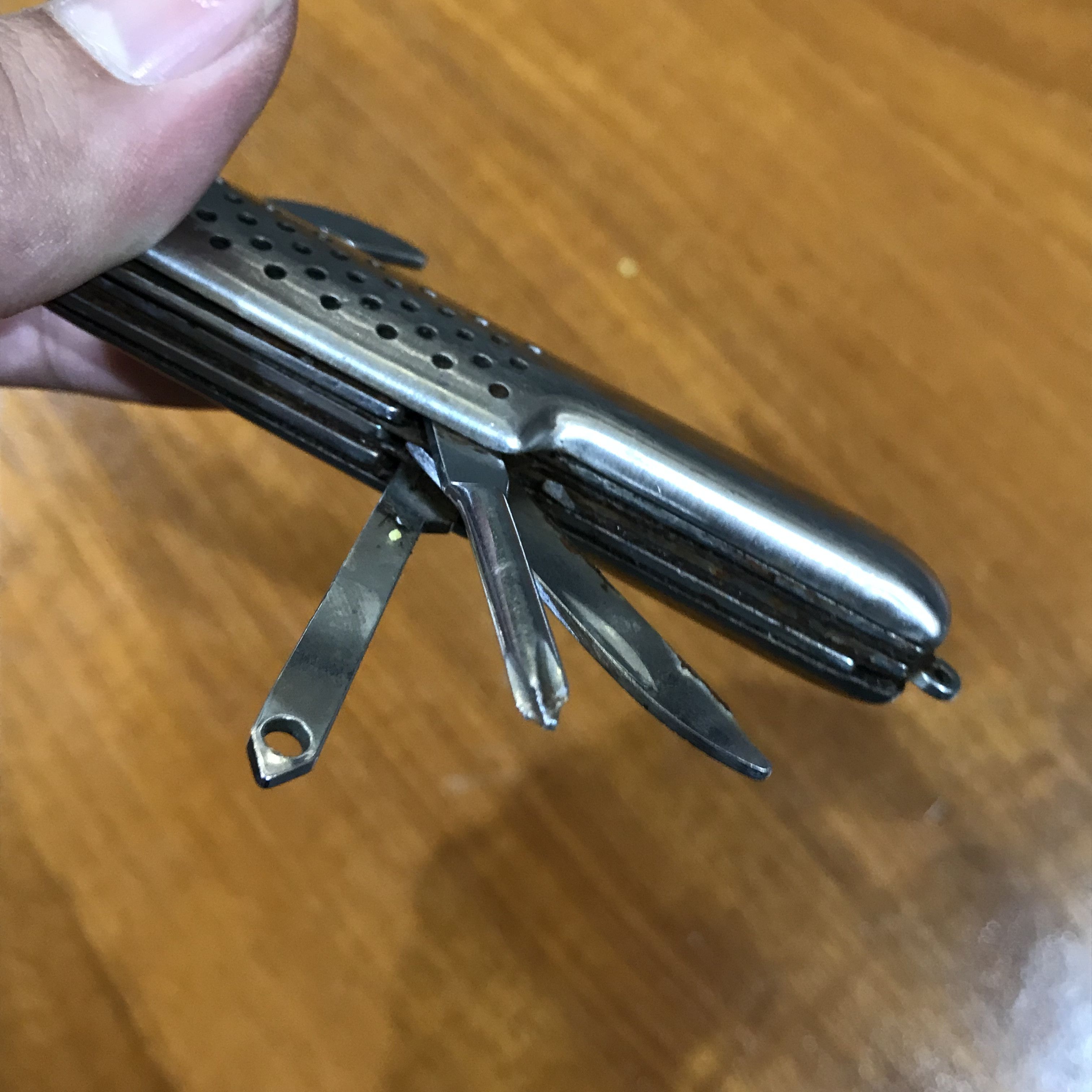 Vintage Vintage european Knife look like Medium Pocket Knife Silver Size ONE SIZE - 2 Thumbnail