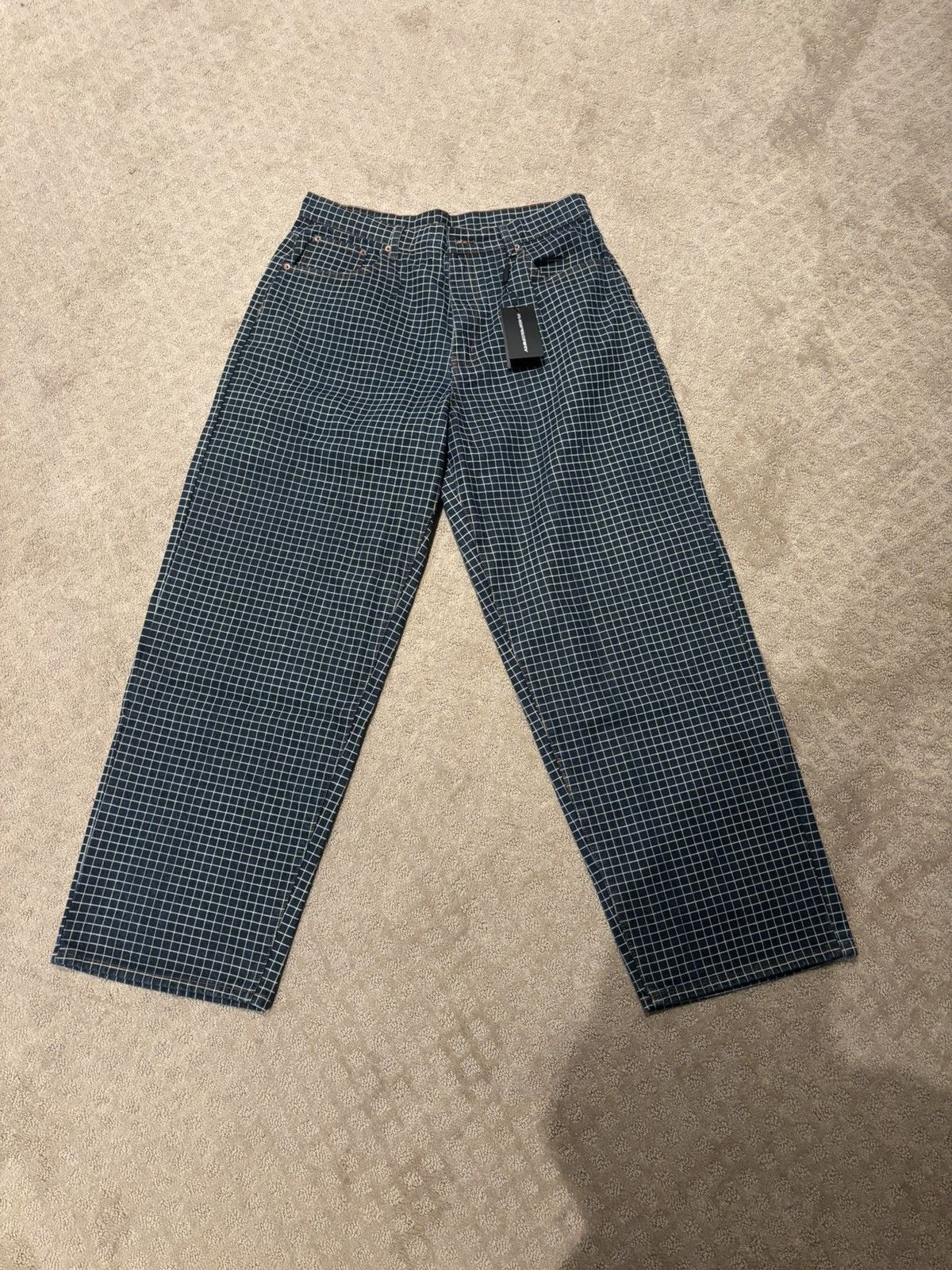 The GV Gallery Raspberry Hills Plaid Jeans Size US 34 / EU 50 - 1 Thumbnail