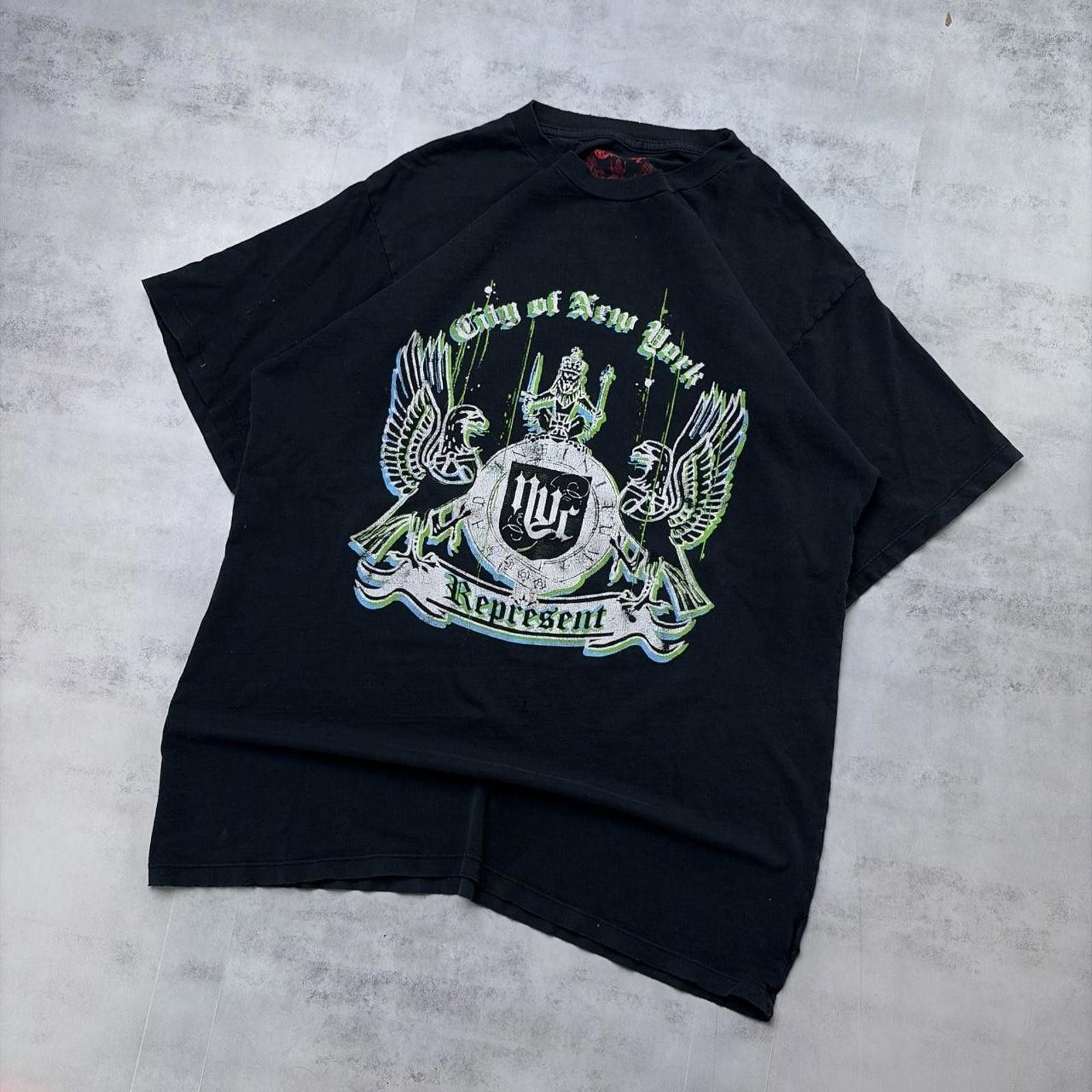 Other Y2K Black Fisbar Grunge Gothic Distressed Skater T-Shirt Size US M / EU 48-50 / 2 - 2 Thumbnail