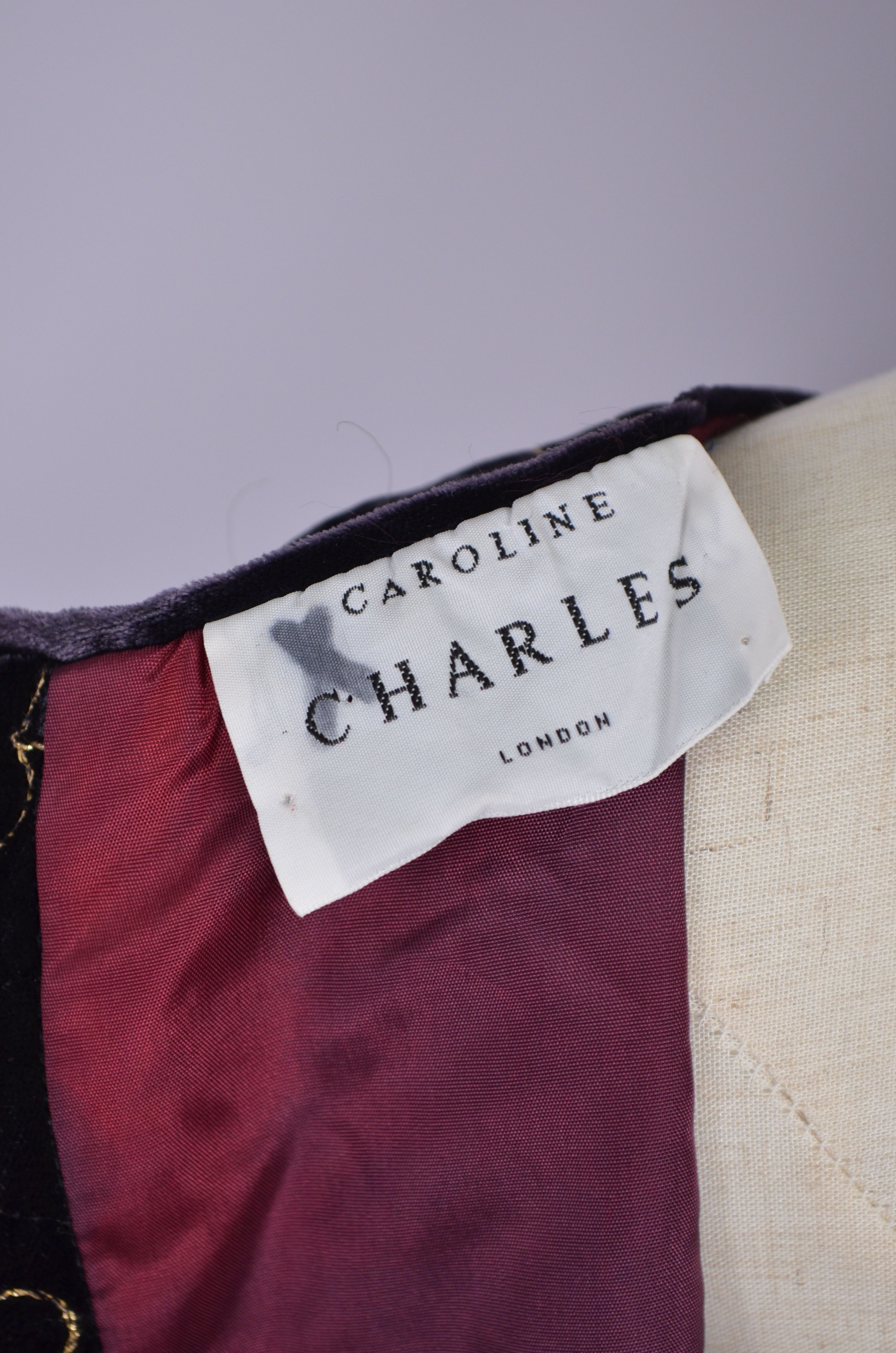 Designer Caroline Charles London Sequin Blouse Viscose Jumper Sz US10 Size M / US 6-8 / IT 42-44 - 10 Thumbnail