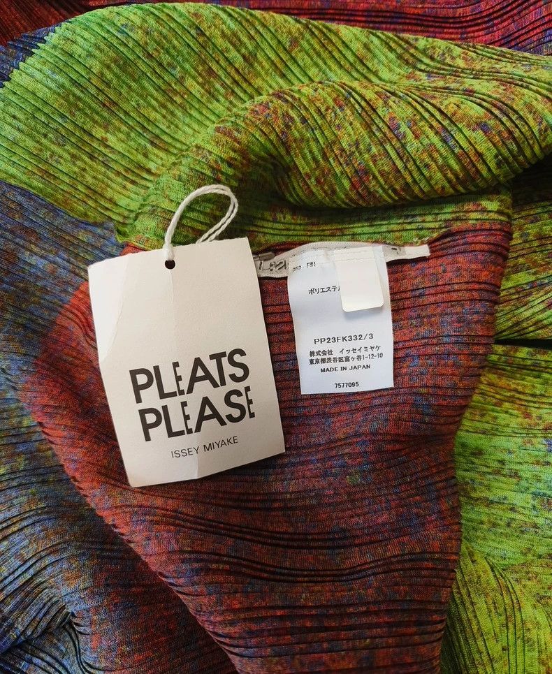 Issey Miyake Issey Miyake Multicolored ribbed long sleeves Size L / US 10 / IT 46 - 4 Thumbnail
