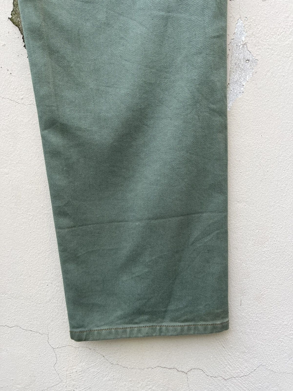 Marithe + Francois Girbaud Vintage 90s MFG Sun Fade Green Denim Baggy Jeans Size US 32 / EU 48 - 22 Thumbnail