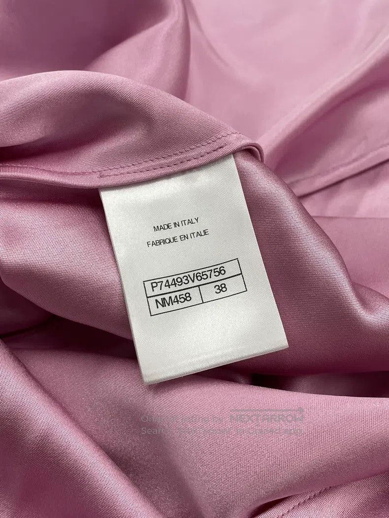 Chanel Chanel 23P pink silk satin dress Size XS / US 0-2 / IT 36-38 - 6 Thumbnail