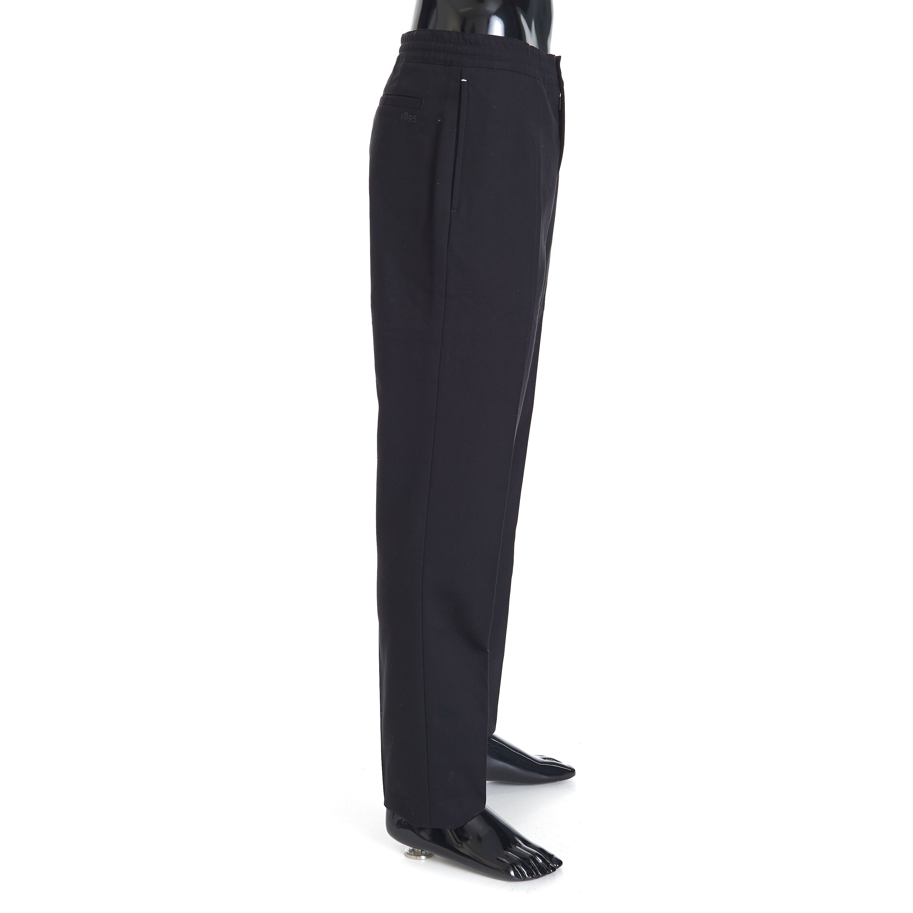 Berluti Drawstring Trousers In Black Cotton Size US 30 / EU 46 - 6 Thumbnail