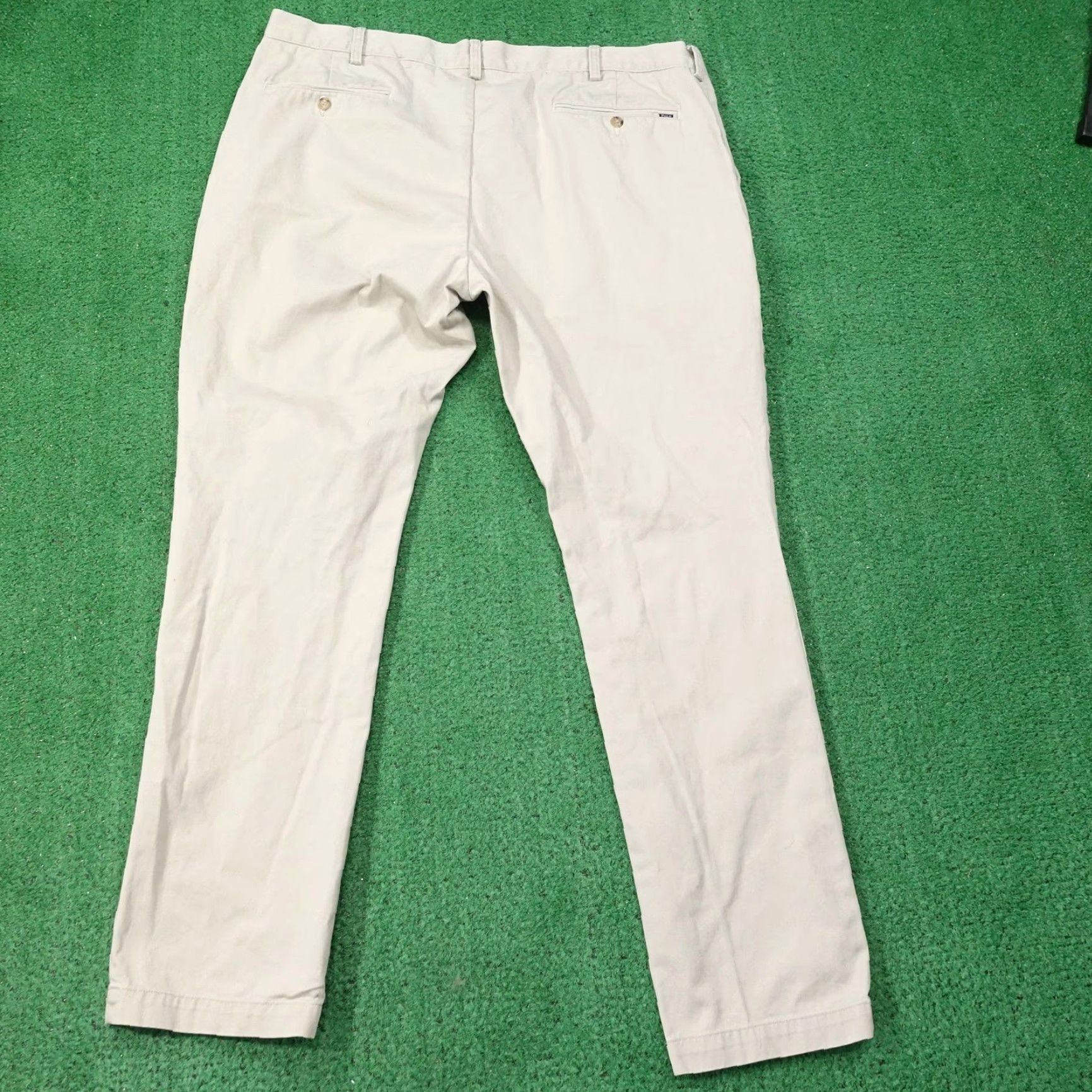 Polo Ralph Lauren Polo Ralph Lauren Pants Mens 40x32 Beige Chino Slim Fit Cotton Pockets Size US L / EU 52-54 / 3 - 4 Thumbnail