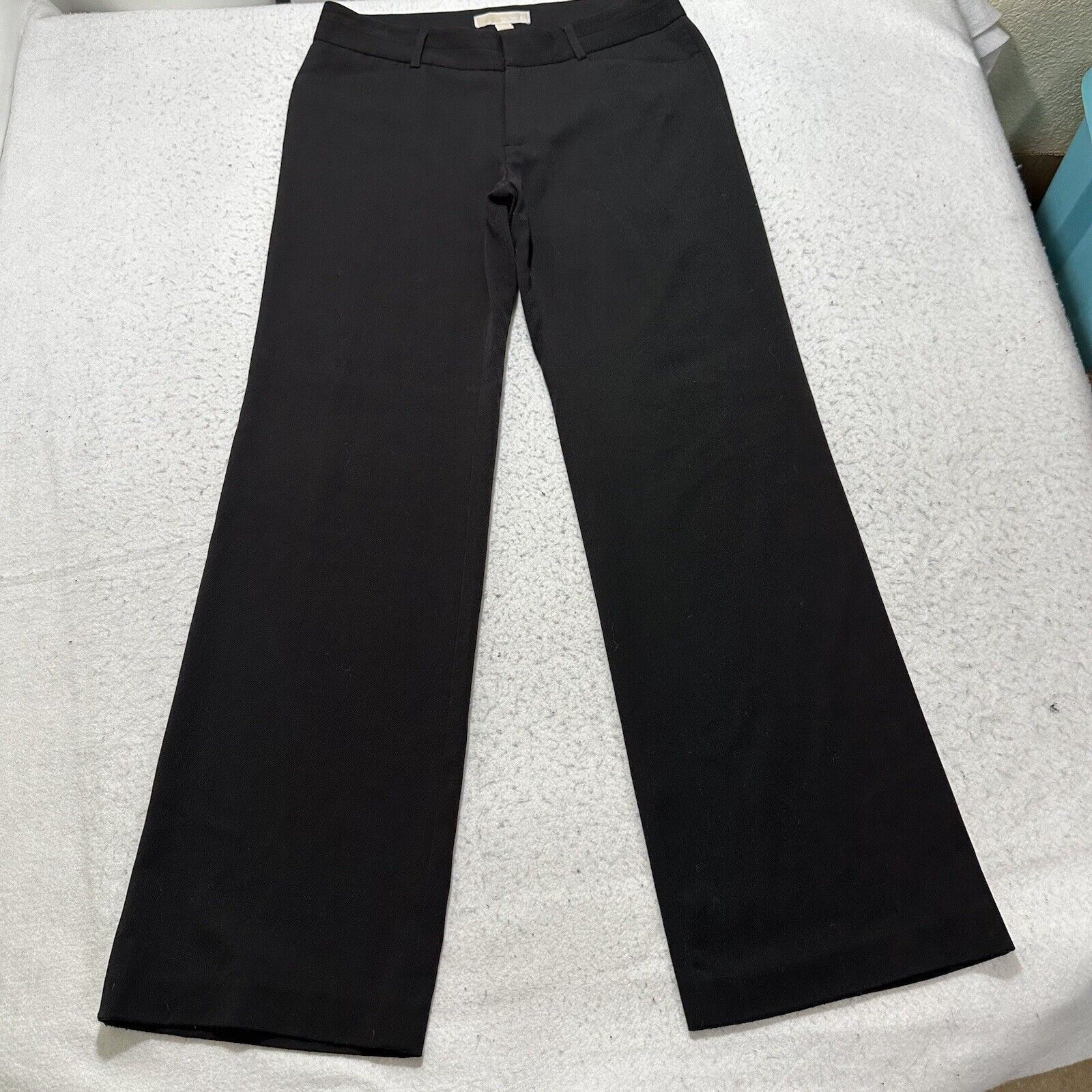Other Michael Kors 6 Black Straight Leg Dress Pants 33x32 Size 28" / US 6 / IT 42 - 1 Thumbnail