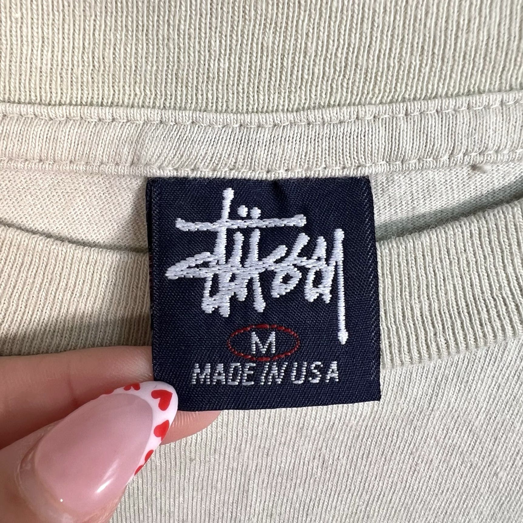 Vintage VINTAGE Stussy Military Hummer Humvee T Shirt Adult Medium Beige Mens Size US M / EU 48-50 / 2 - 5 Thumbnail