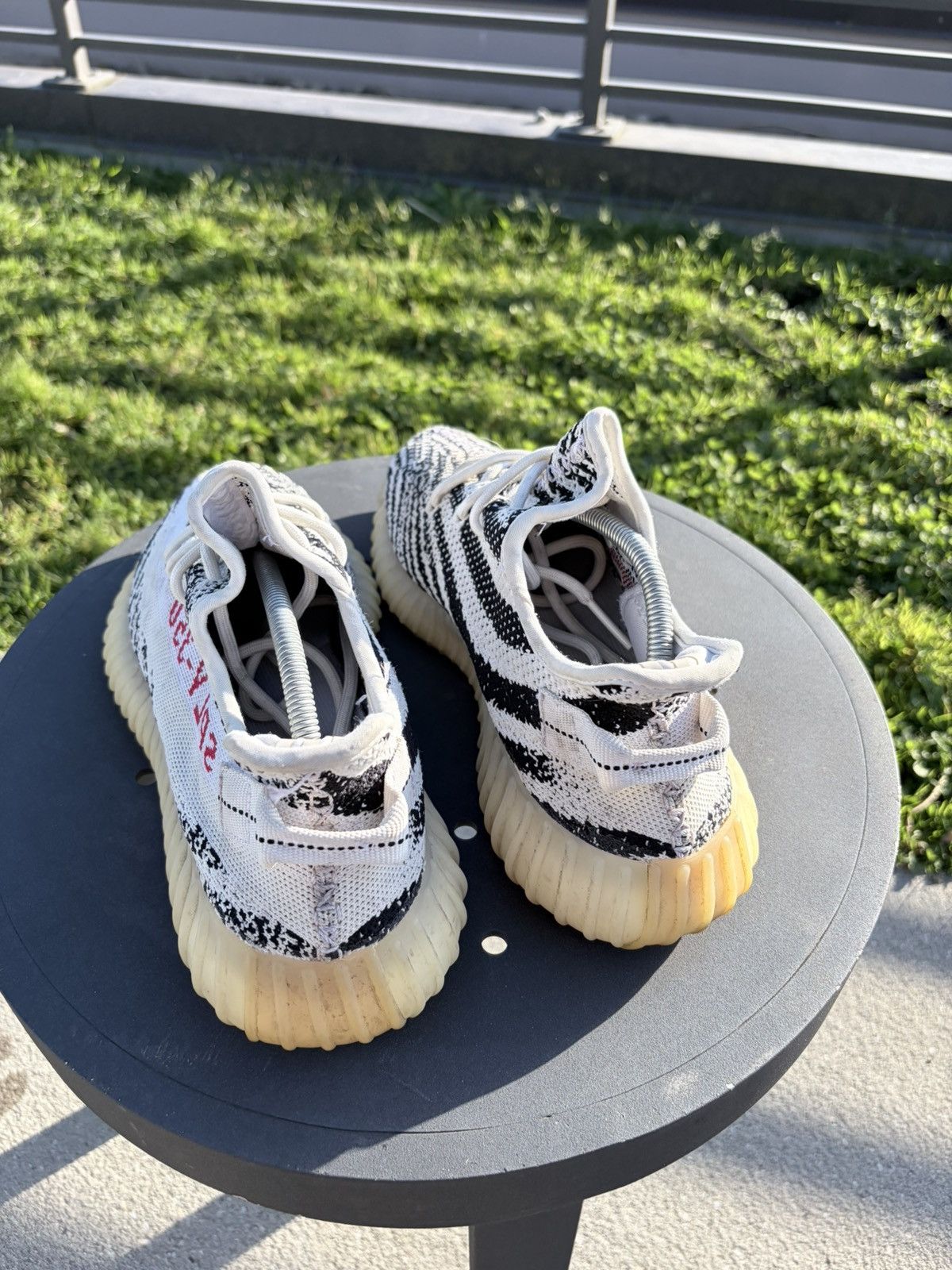 Adidas × Kanye West Adidas Yeezy Boost 350 V2 Zebra Size US 10 / EU 43 - 6 Thumbnail