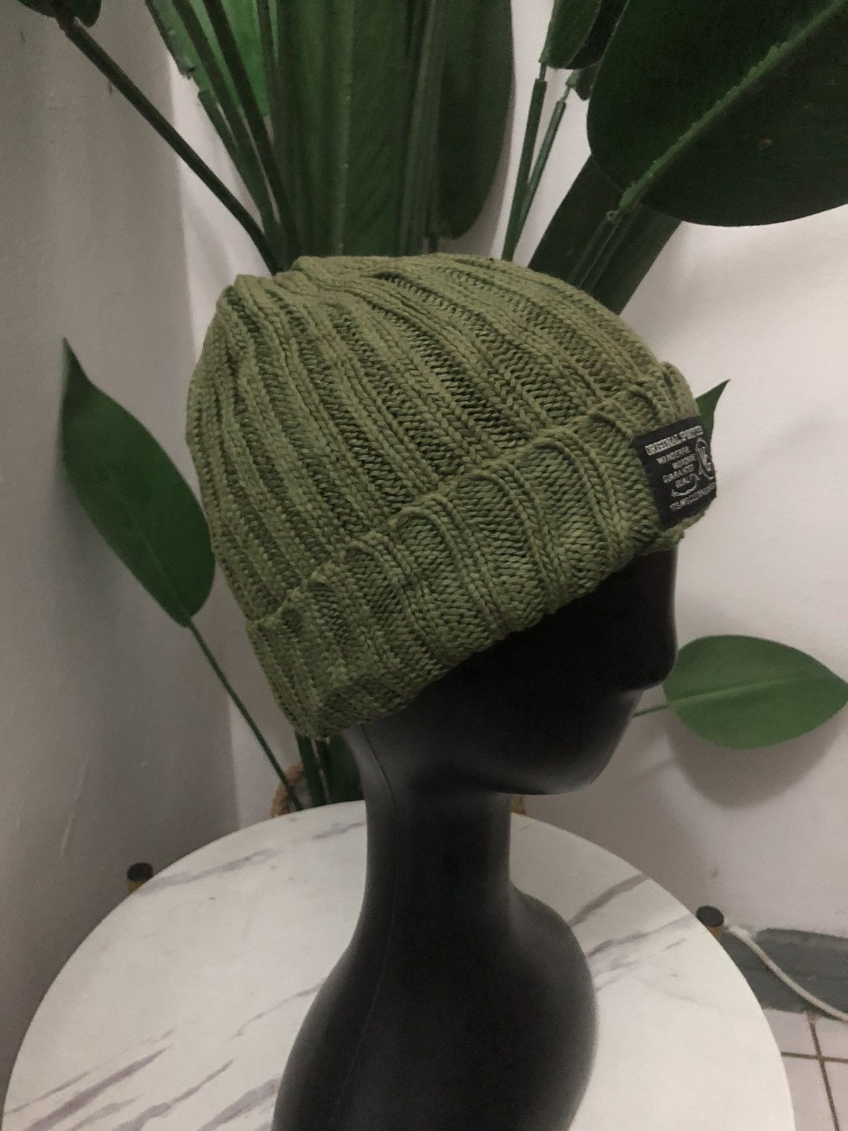 Japanese Brand × Vintage SUN FADED BEANIE HAT GRUNGE STYLE Size ONE SIZE - 1 Thumbnail