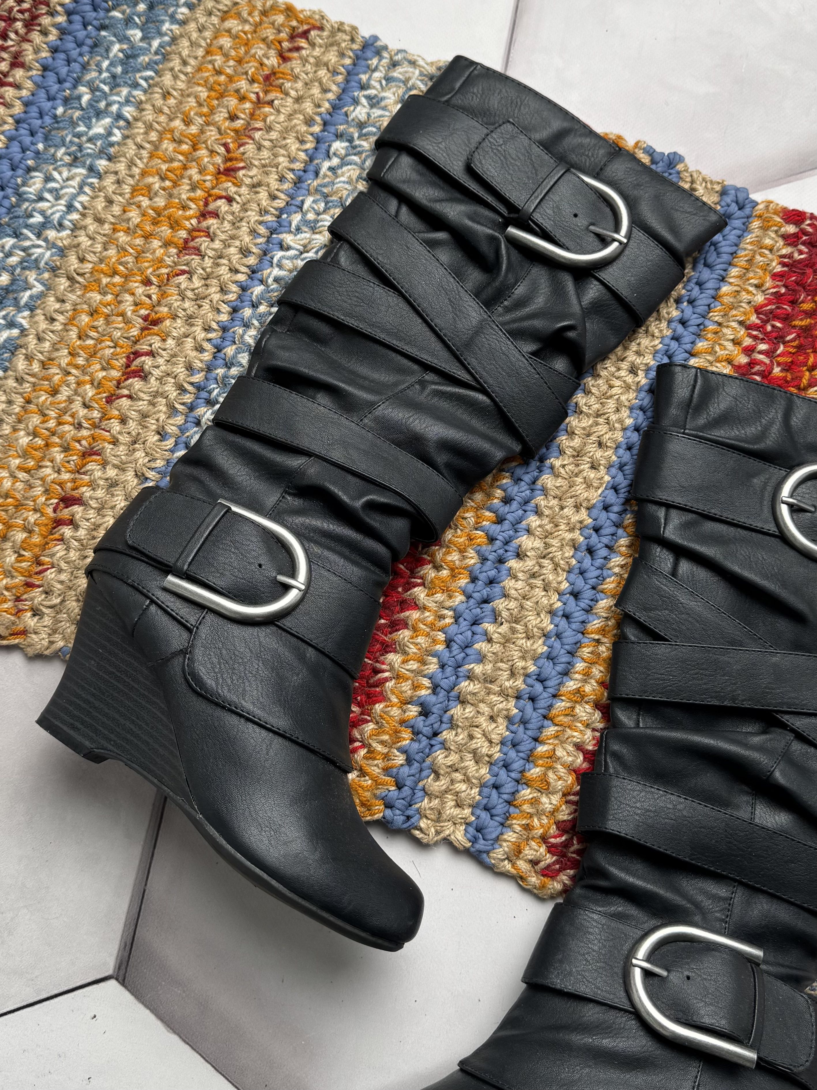 Vintage Vintage Boots With Straps (E4) Size US 6 / IT 36 - 2 Thumbnail