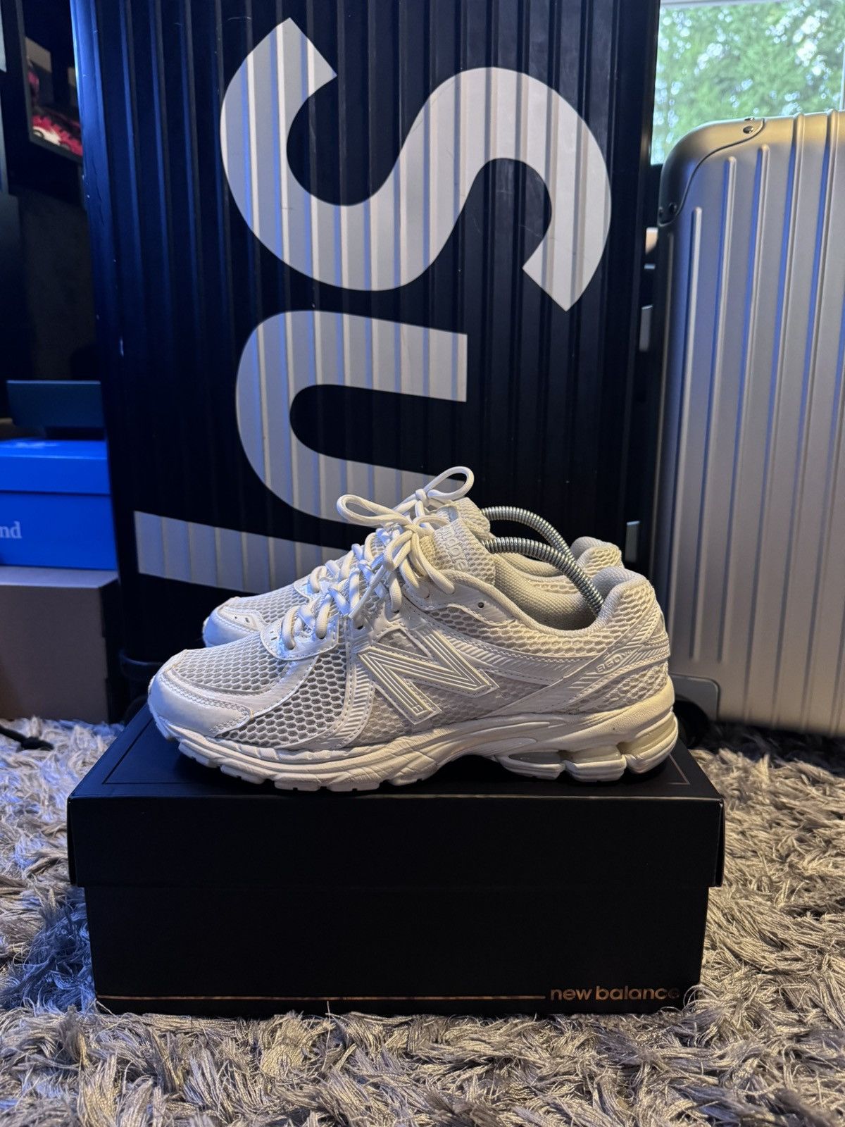 Aime Leon Dore × New Balance Aime Leon Dore X New balance 860v2 white Size US 9 / EU 42 - 1 Thumbnail