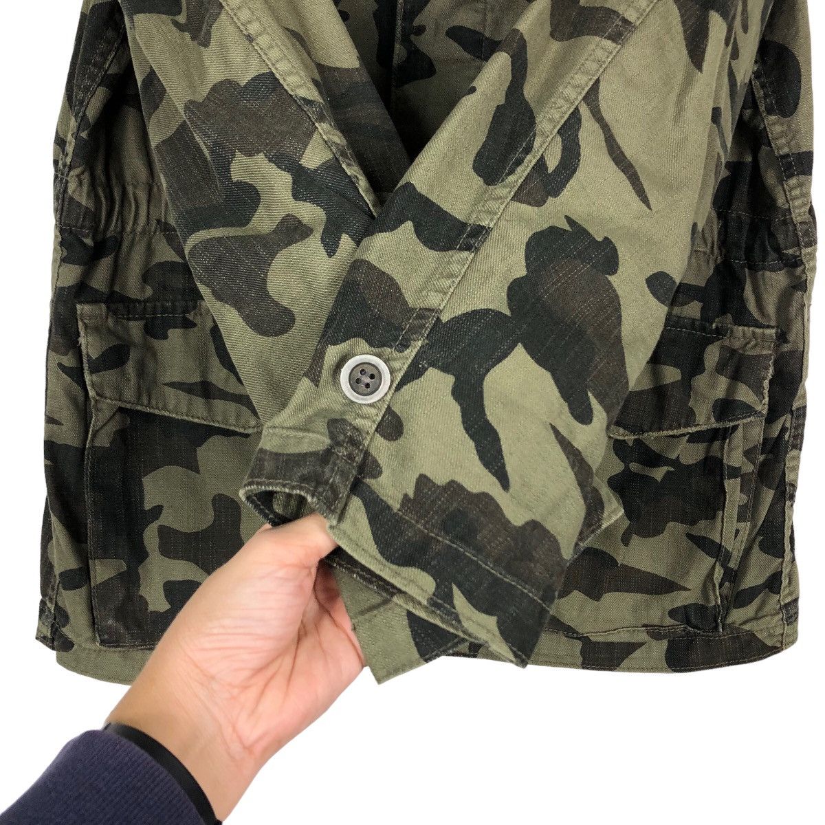 Japanese Brand 🔥Vintage Smith’s American Camouflage Chore Jacket Military Size US M / EU 48-50 / 2 - 15 Thumbnail