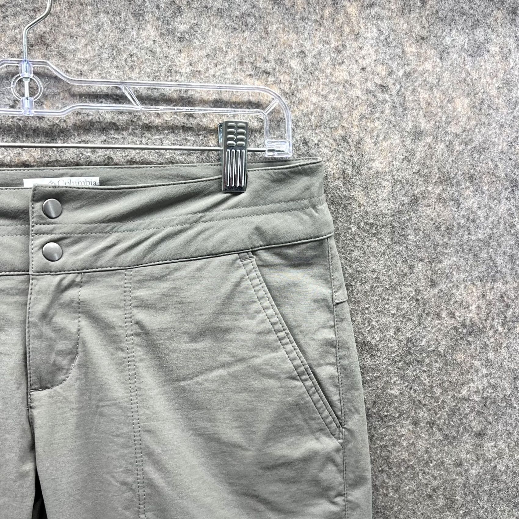 Vintage Columbia Pants Women 4/36 Gray Chino Flat Front Omni Shield Casual / Formal / Travel Womens Size 4 Gray Size 27" / US 4 / IT 40 - 4 Thumbnail