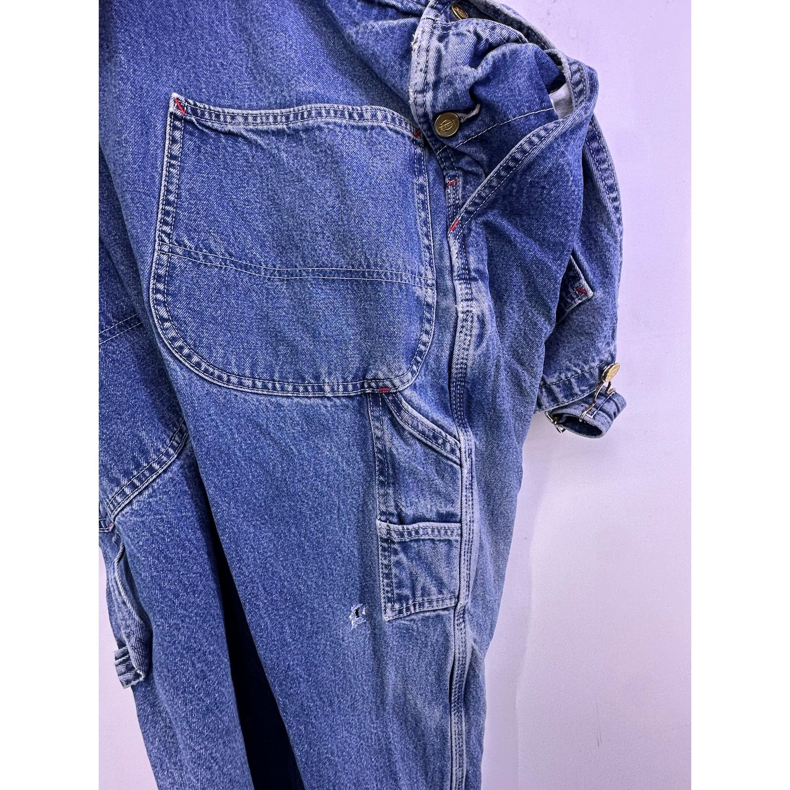 Dickies Dickies Blue Bib Demin Overall No Tag Might Be L/XL Size US 30 / EU 46 - 11 Thumbnail