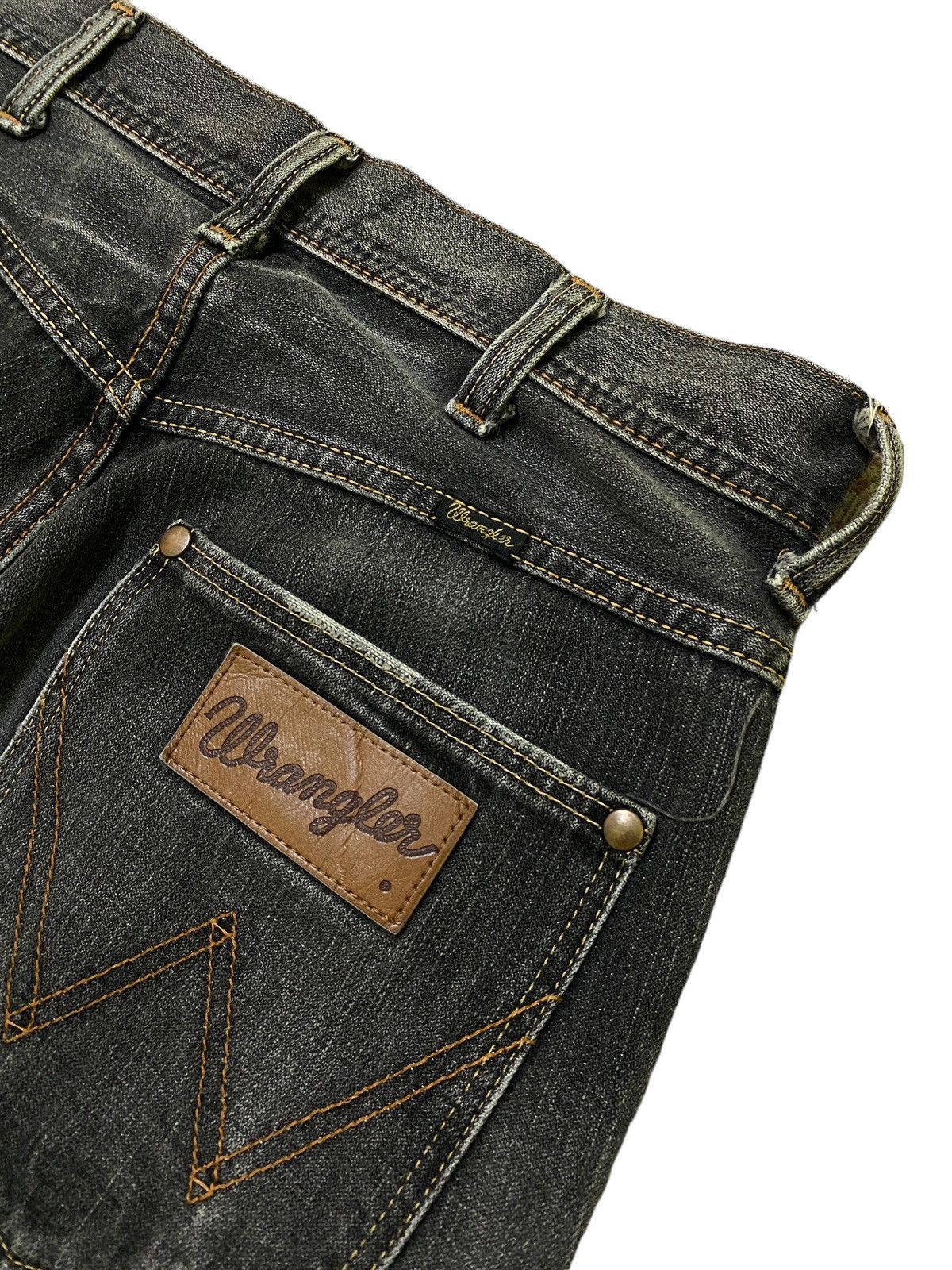 Vintage FLARED💥 WRANGLER CLAWMARKS BOOTCUT DENIM JEANS Size US 30 / EU 46 - 16 Thumbnail