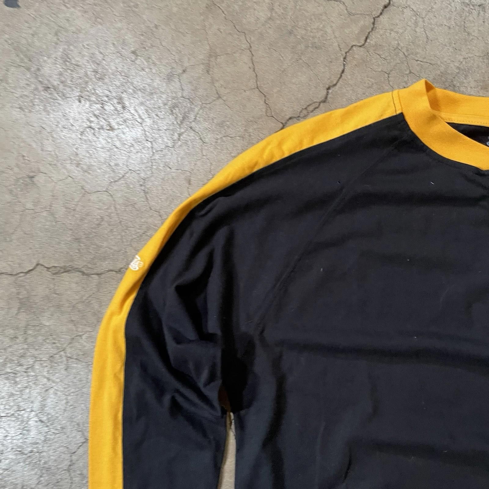 Other Stitches MLB PITTSBURGH PIRATES Long Sleeve Black Shirt L Size ONE SIZE - 4 Thumbnail