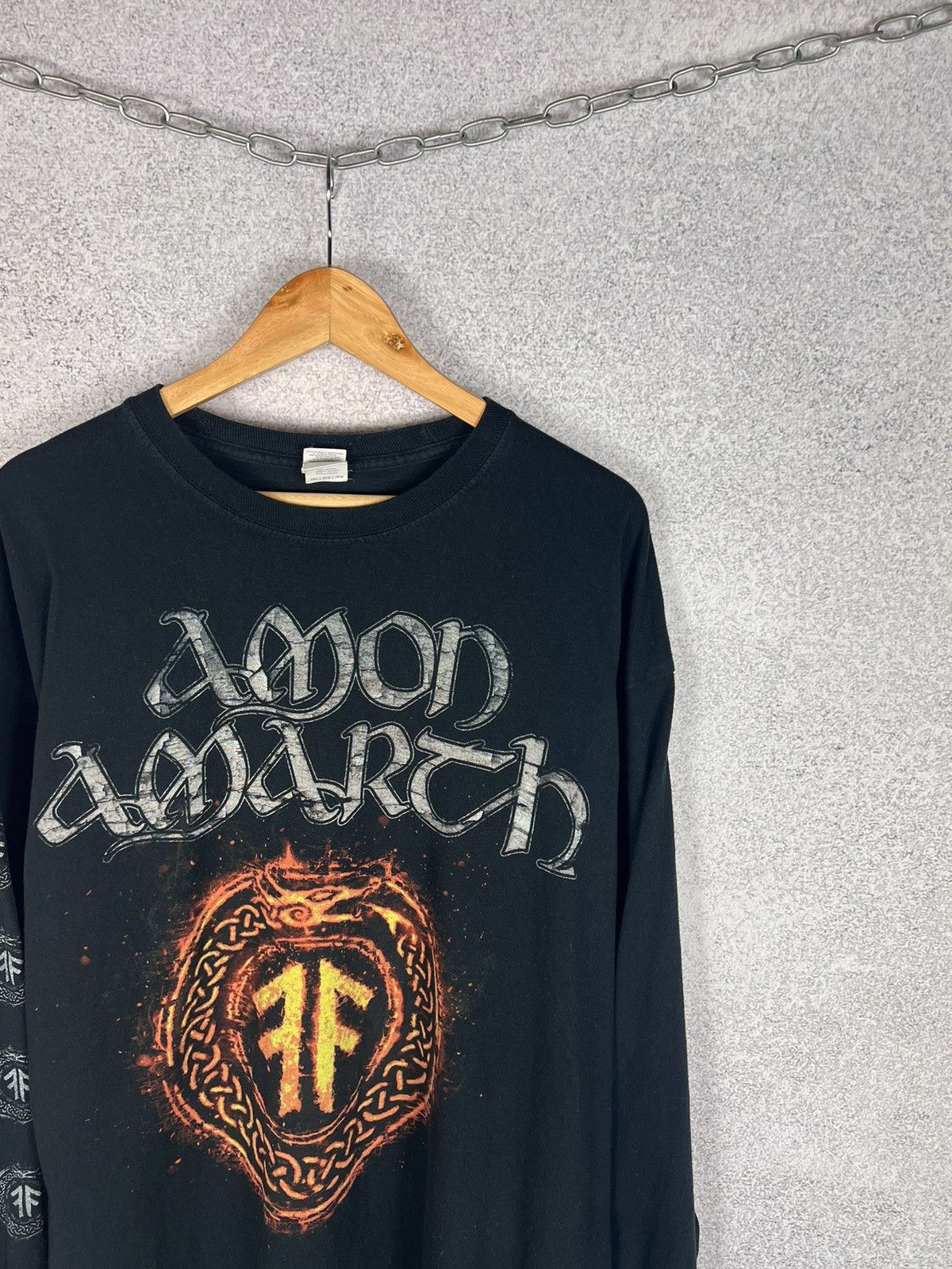 Band Tees Vintage Amon Amarth Rock Metal Band Longsleeve Tee Size US XXL / EU 58 / 5 - 3 Thumbnail